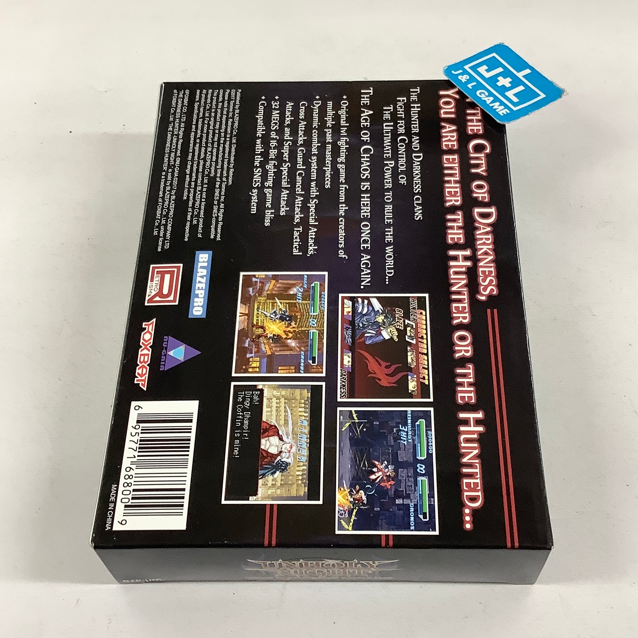 Retroism Unholy Night: The Darkness Hunter - (SNES) Super Nintendo Video Games Idea Factory