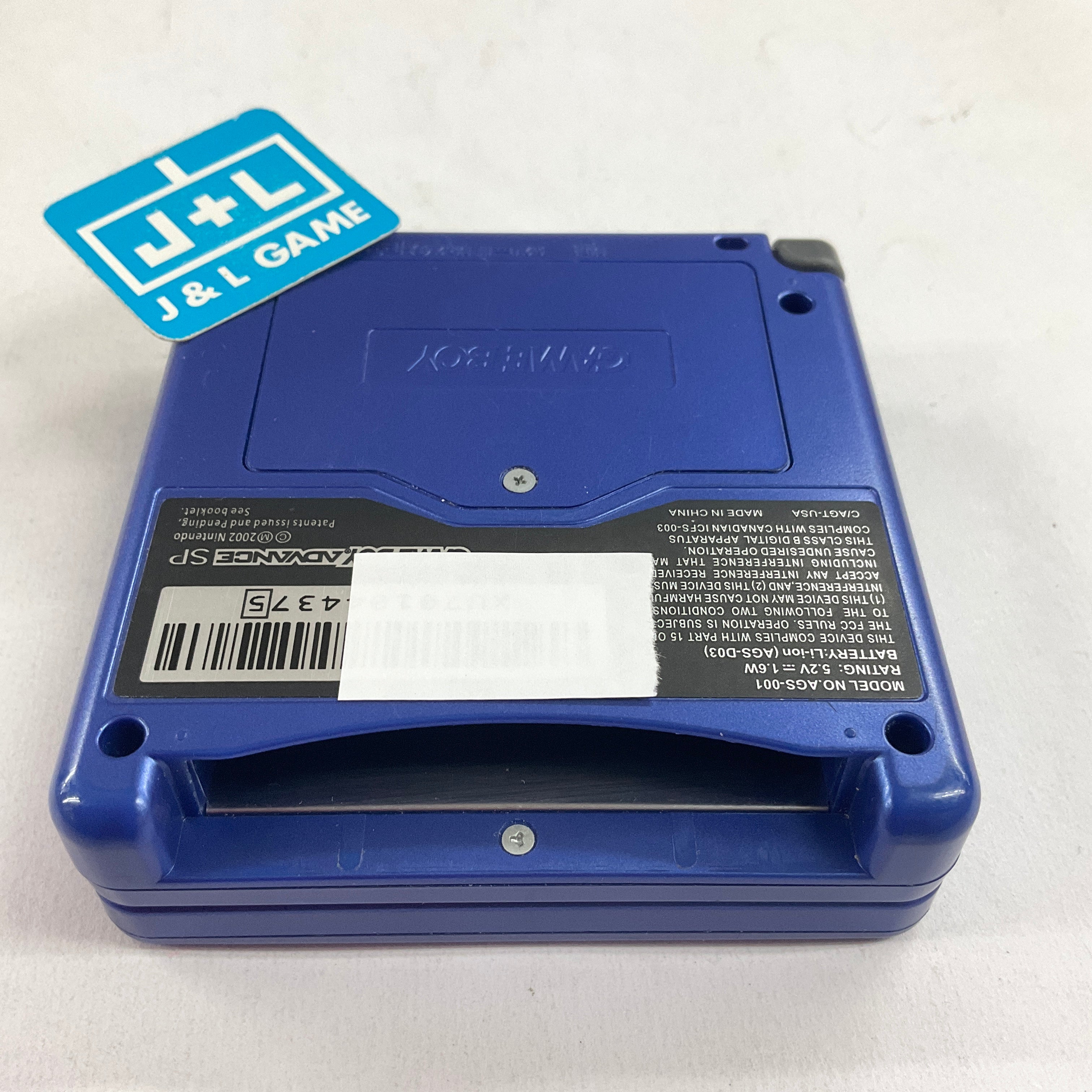 Nintendo Game Boy Advance SP Console AGS-001 (Cobalt Blue) - (GBA) Game Boy Advance SP [Pre-Owned] CONSOLE Nintendo