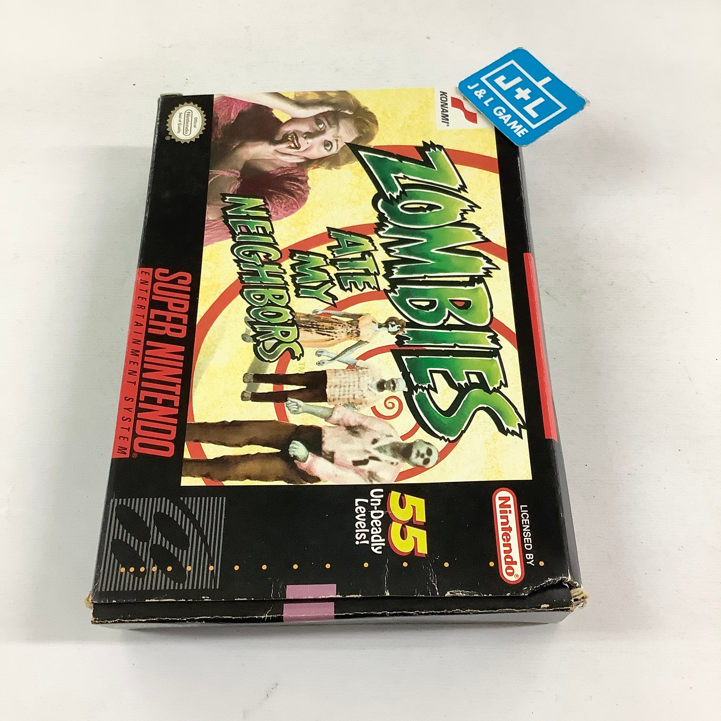 Zombies Ate My Neighbors - (SNES) Super Nintendo [Pre-Owned] Video Games Konami