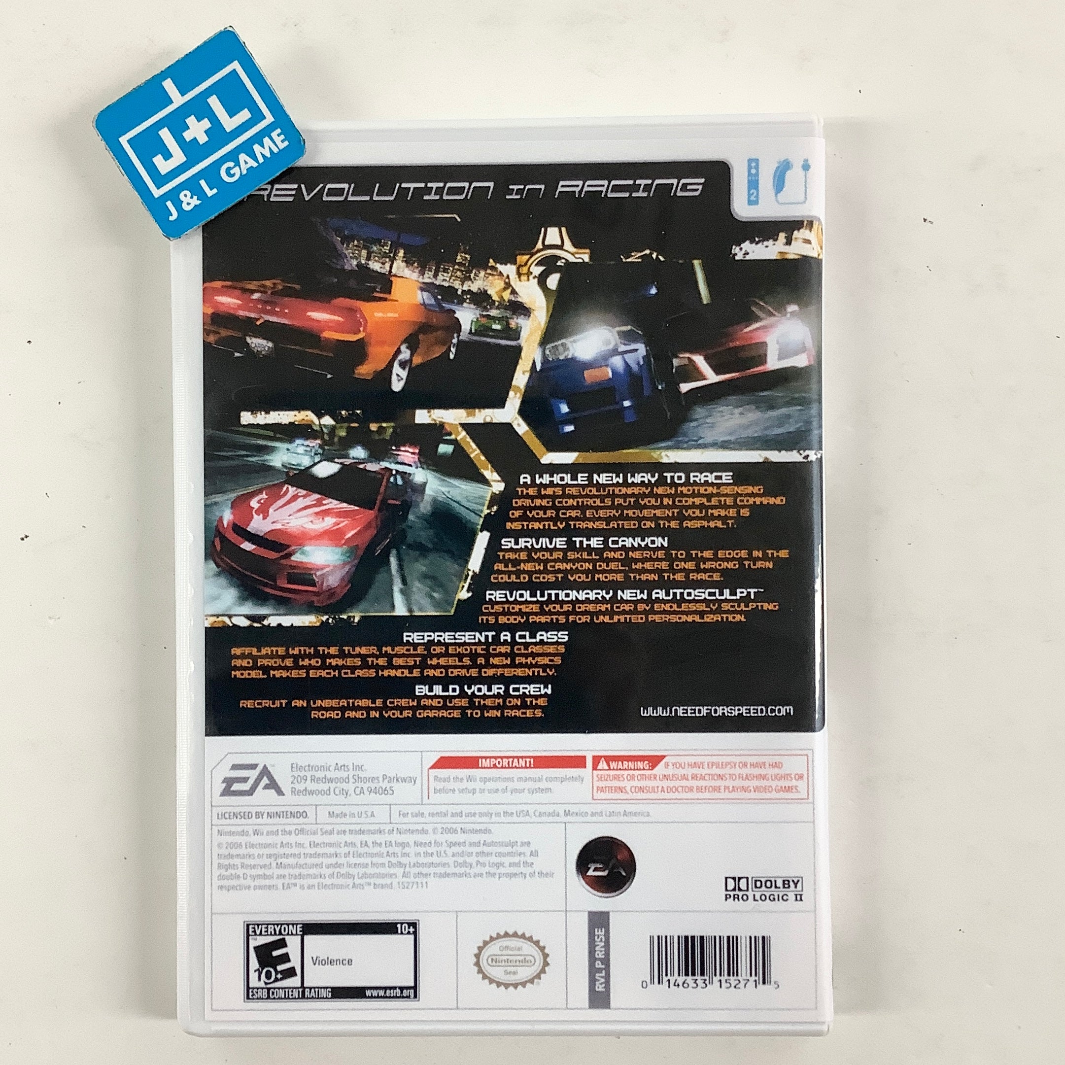 Need for Speed Carbon - Nintendo Wii [Pre-Owned] Video Games EA Games