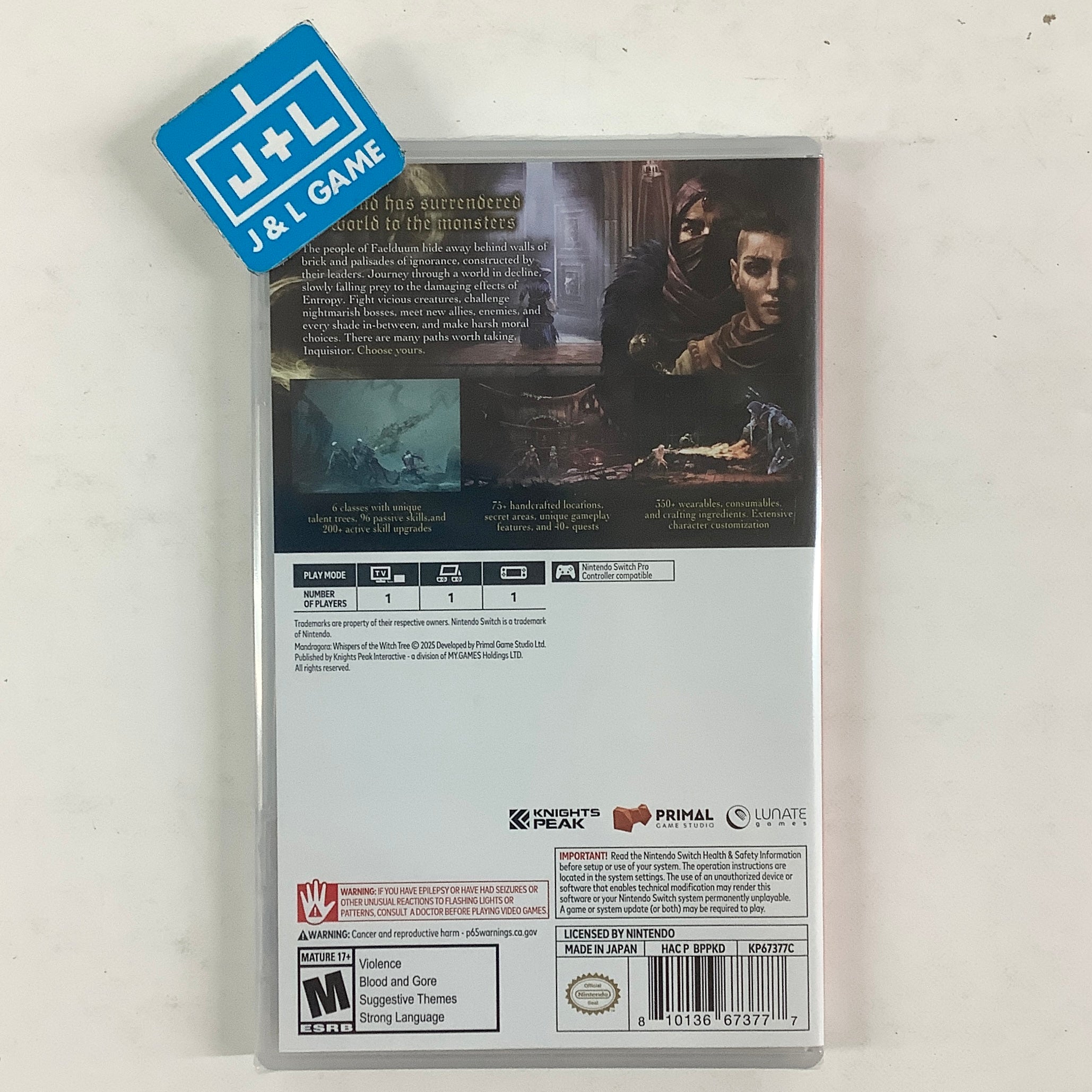 Mandragora: Whispers of the Witch Tree - (NSW) Nintendo Switch