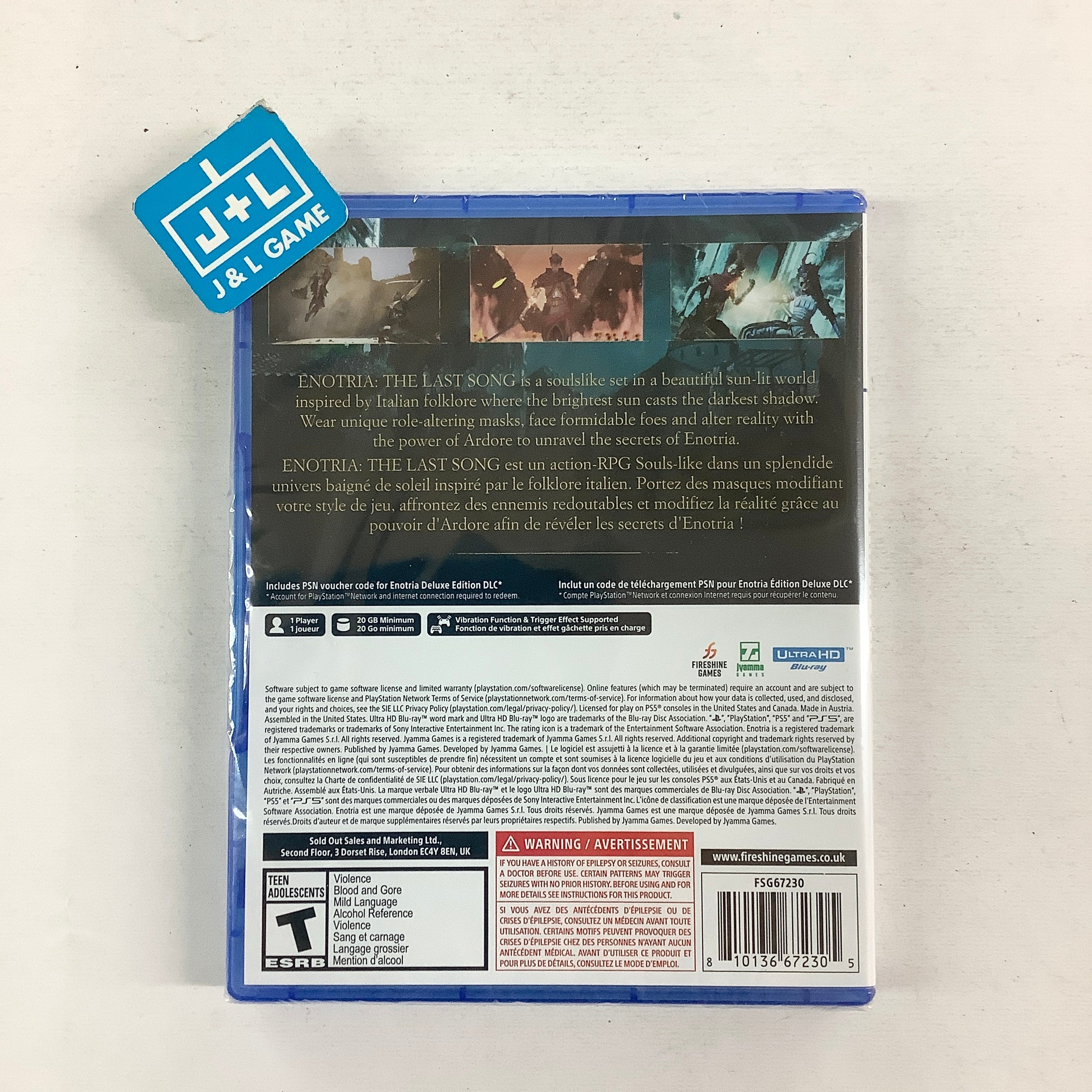 Enotria: The Last Song (Deluxe Edition) - (PS5) PlayStation 5 Video Games Jyamma Games