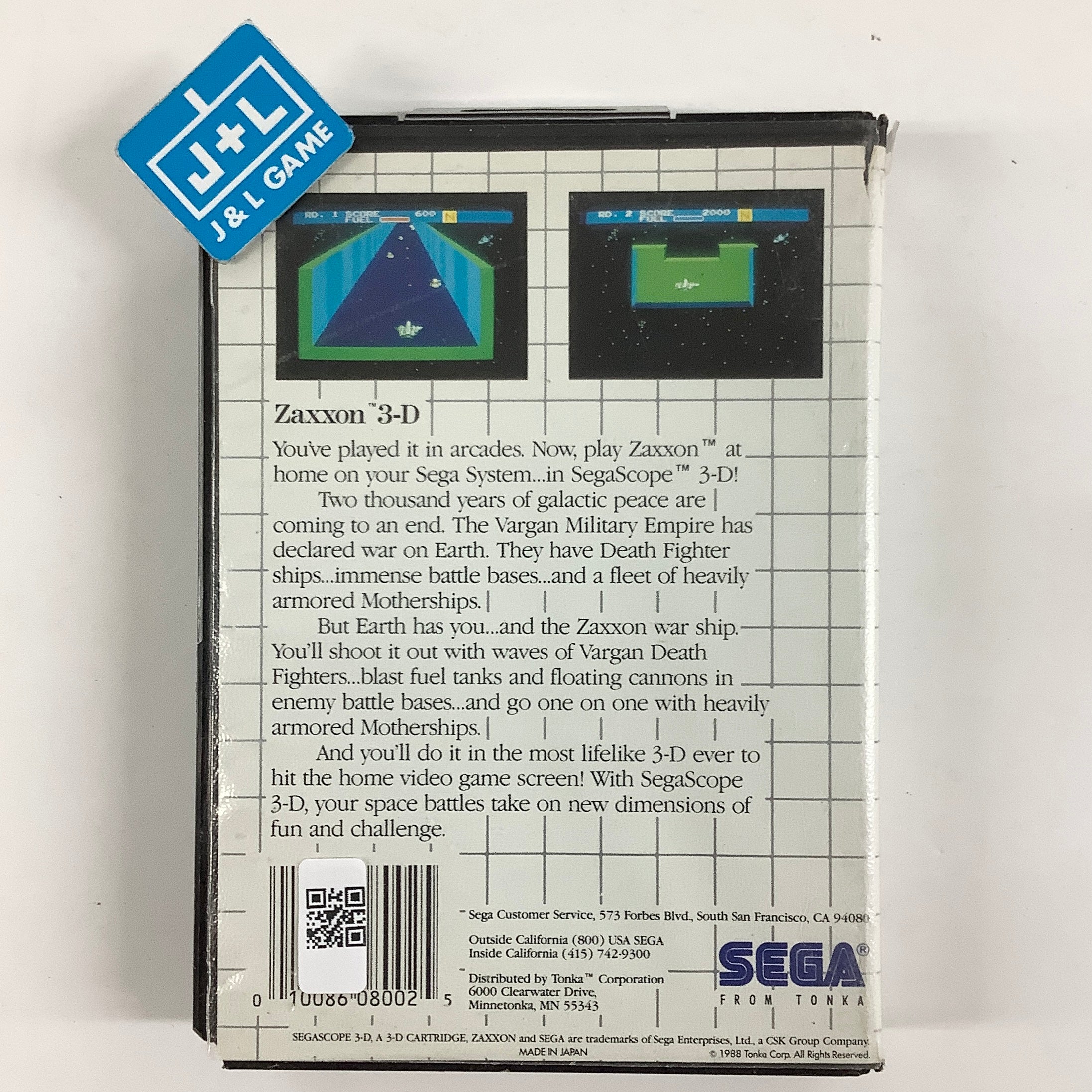Zaxxon 3-D - SEGA Master System [Pre-Owned] Video Games Sega