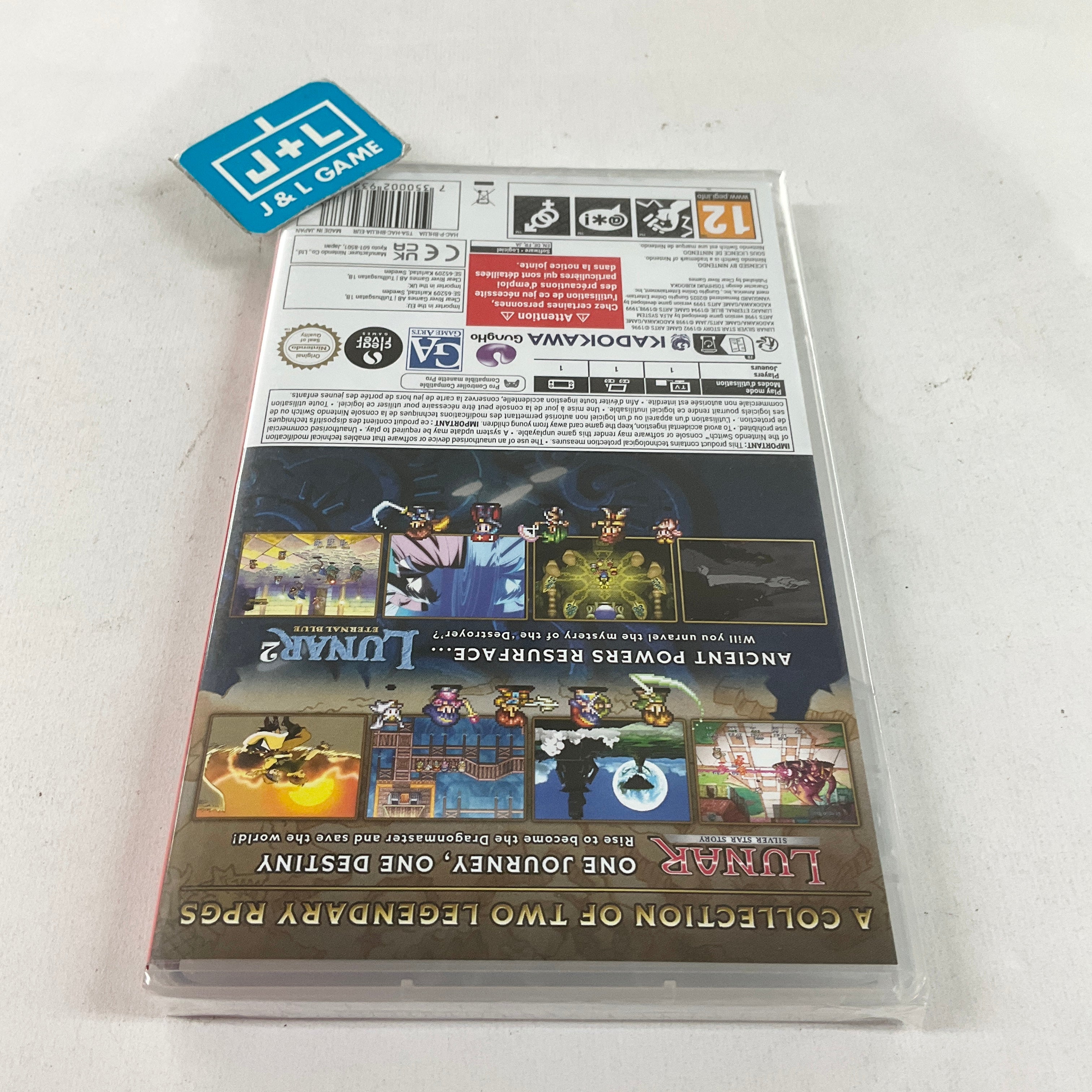 Lunar Remastered Collection - (NSW) Nintendo Switch (European Import) Video Games Clear River Games