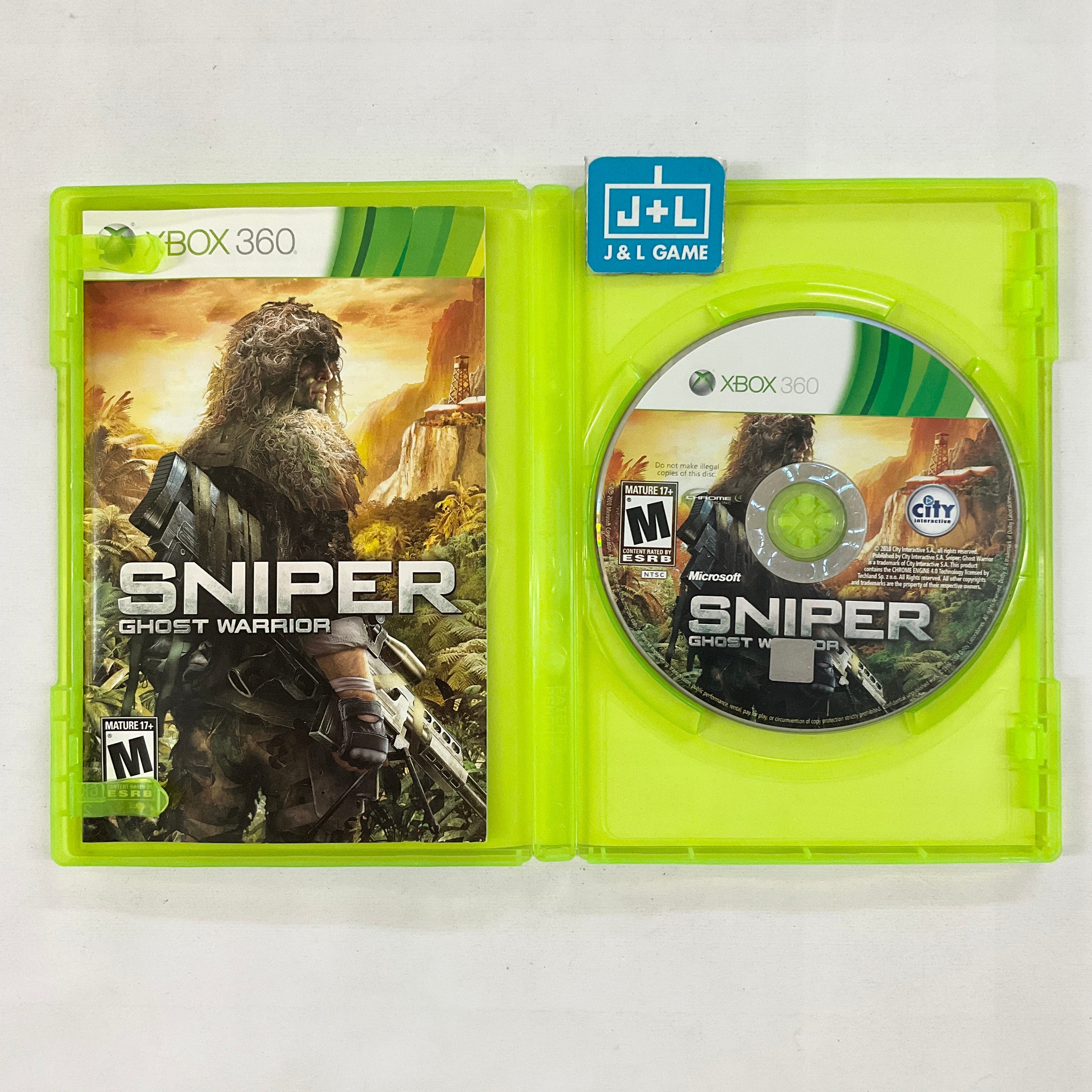 Sniper: Ghost Warrior - Xbox 360 [Pre-Owned] Video Games City Interactive