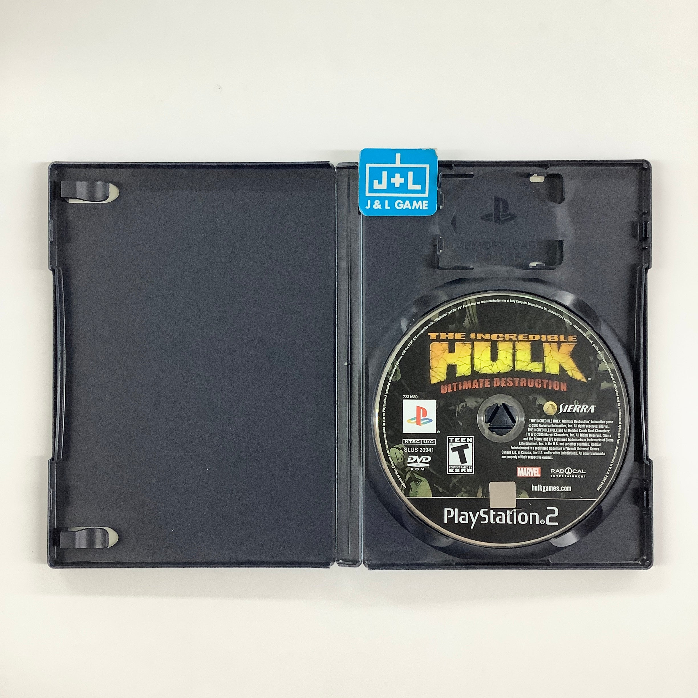 The Incredible Hulk: Ultimate Destruction - (PS2) PlayStation 2 [Pre-Owned] Video Games VU Games