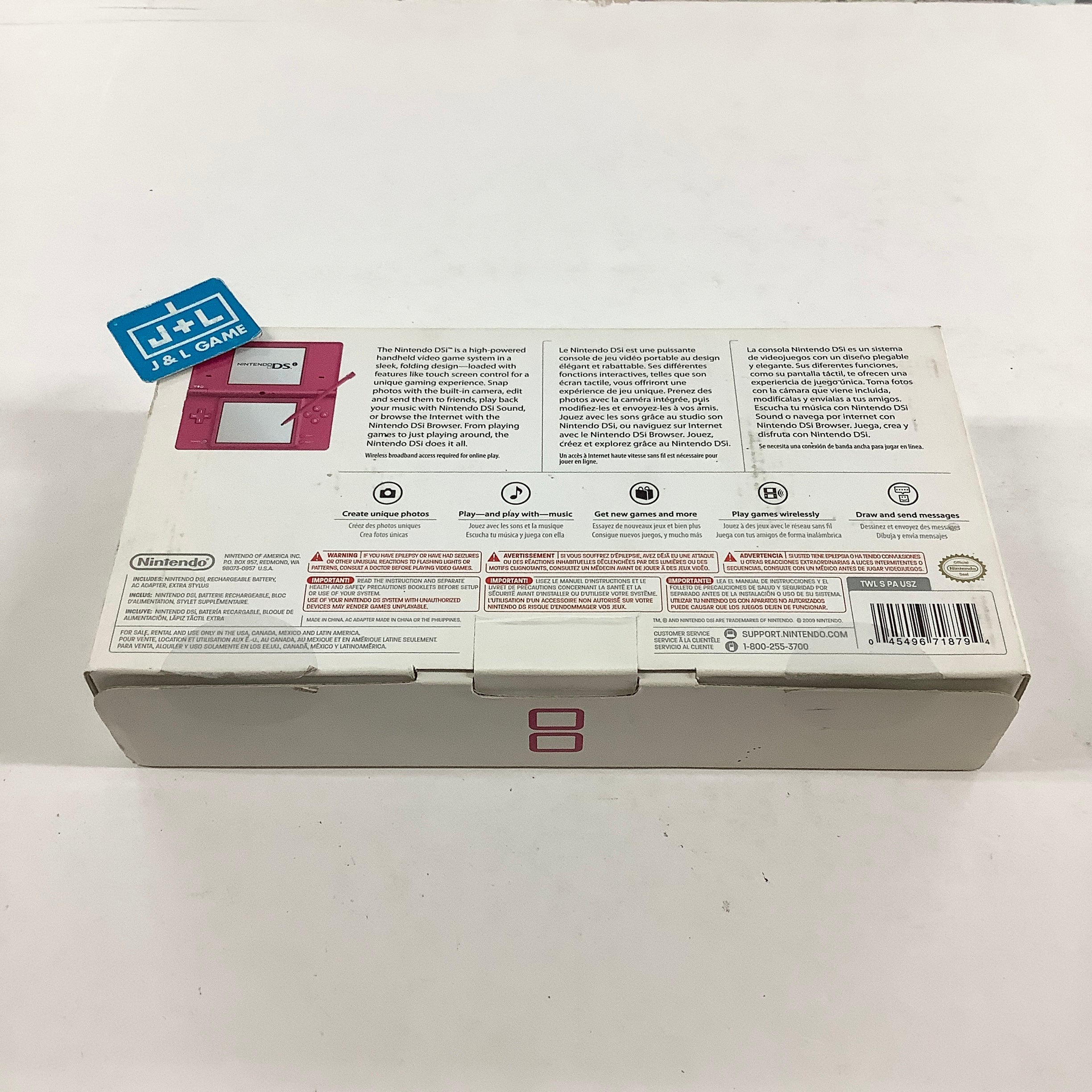 Nintendo DSi Console (Pink) - (NDS) Nintendo DS (Pre-Owned) Consoles Nintendo