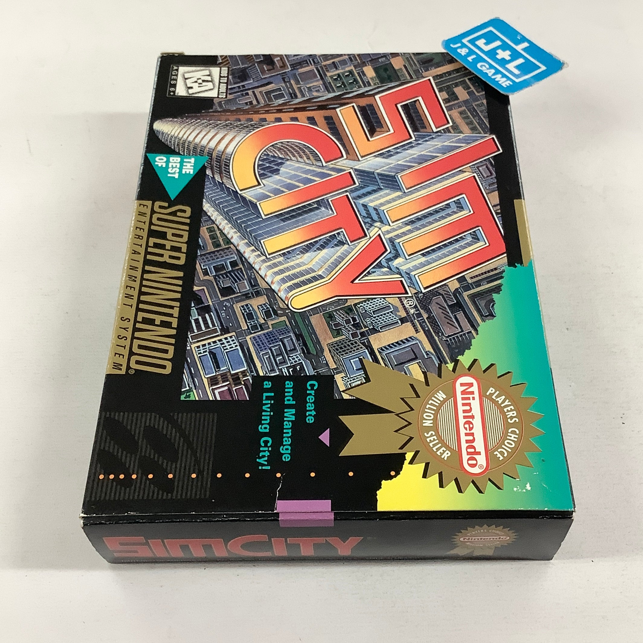 SimCity (Player's Choice) - (SNES) Super Nintendo [Pre-Owned] Video Games Nintendo