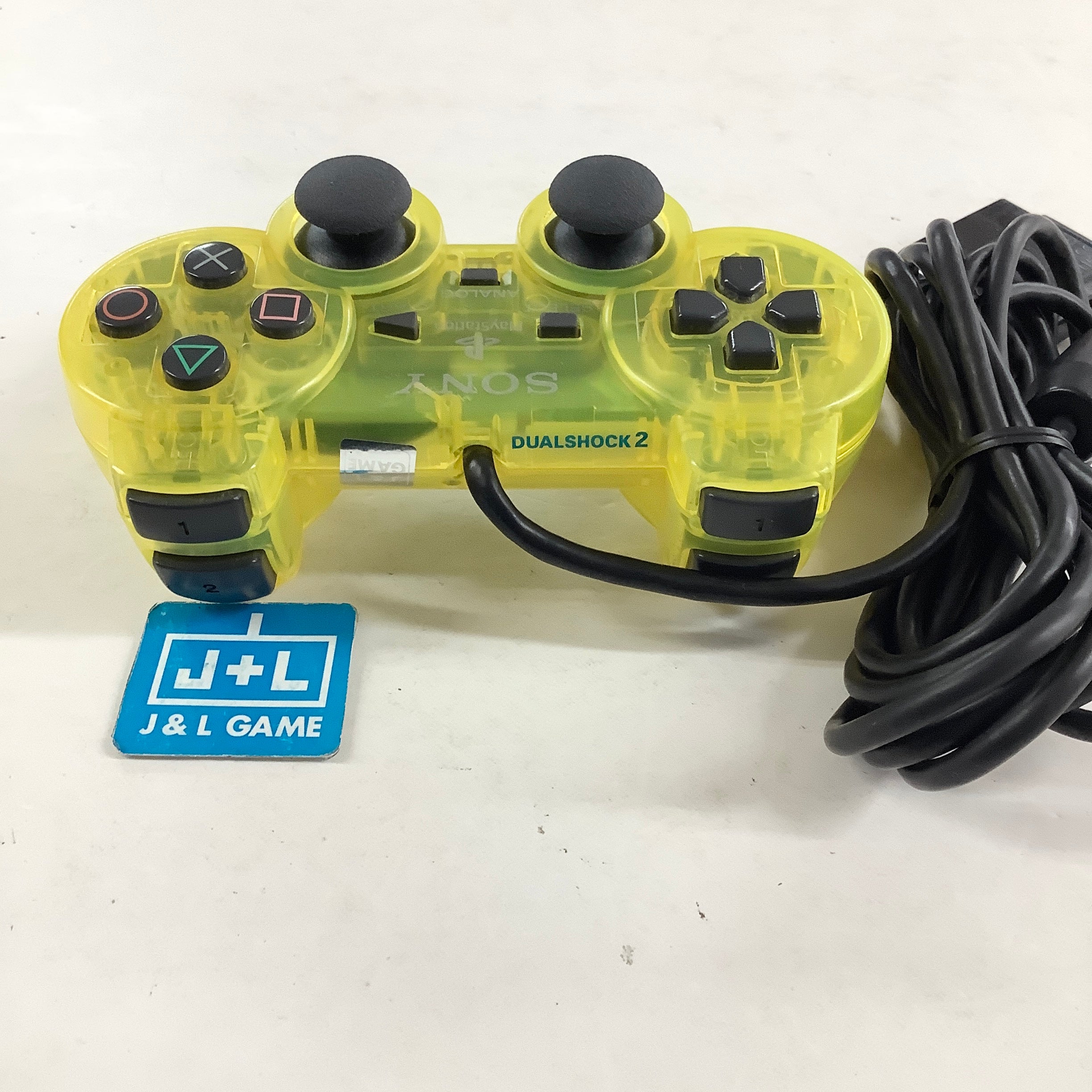 Sony DualShock 2 Controller (Clear Yellow) - (PS2) PlayStation 2 [Pre-Owned] Accessories Sony