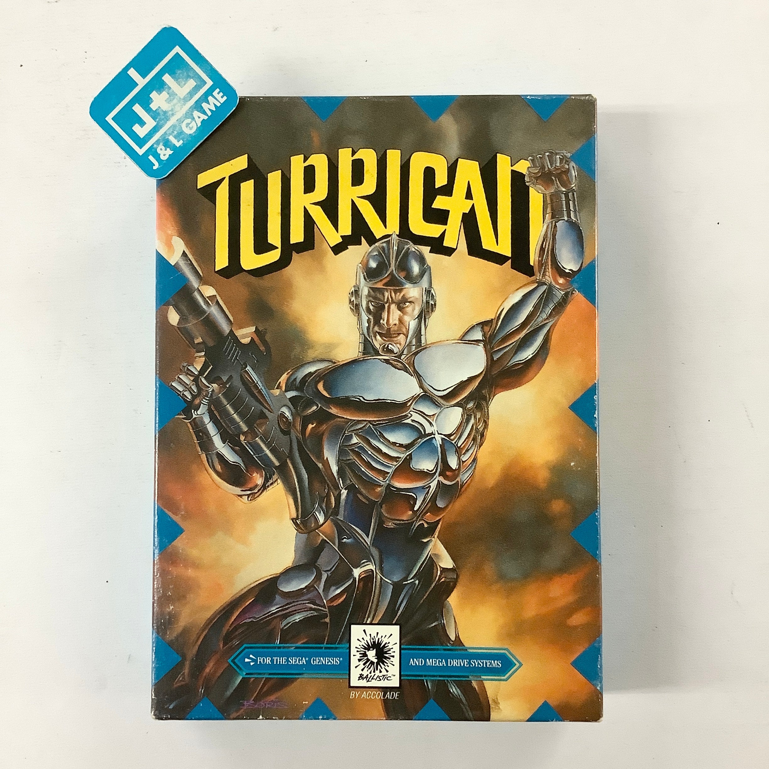 Turrican タリカン　genesis　海外メガドライブ Turrican - (SG) SEGA Genesis [Pre-Owned] | J&L Game