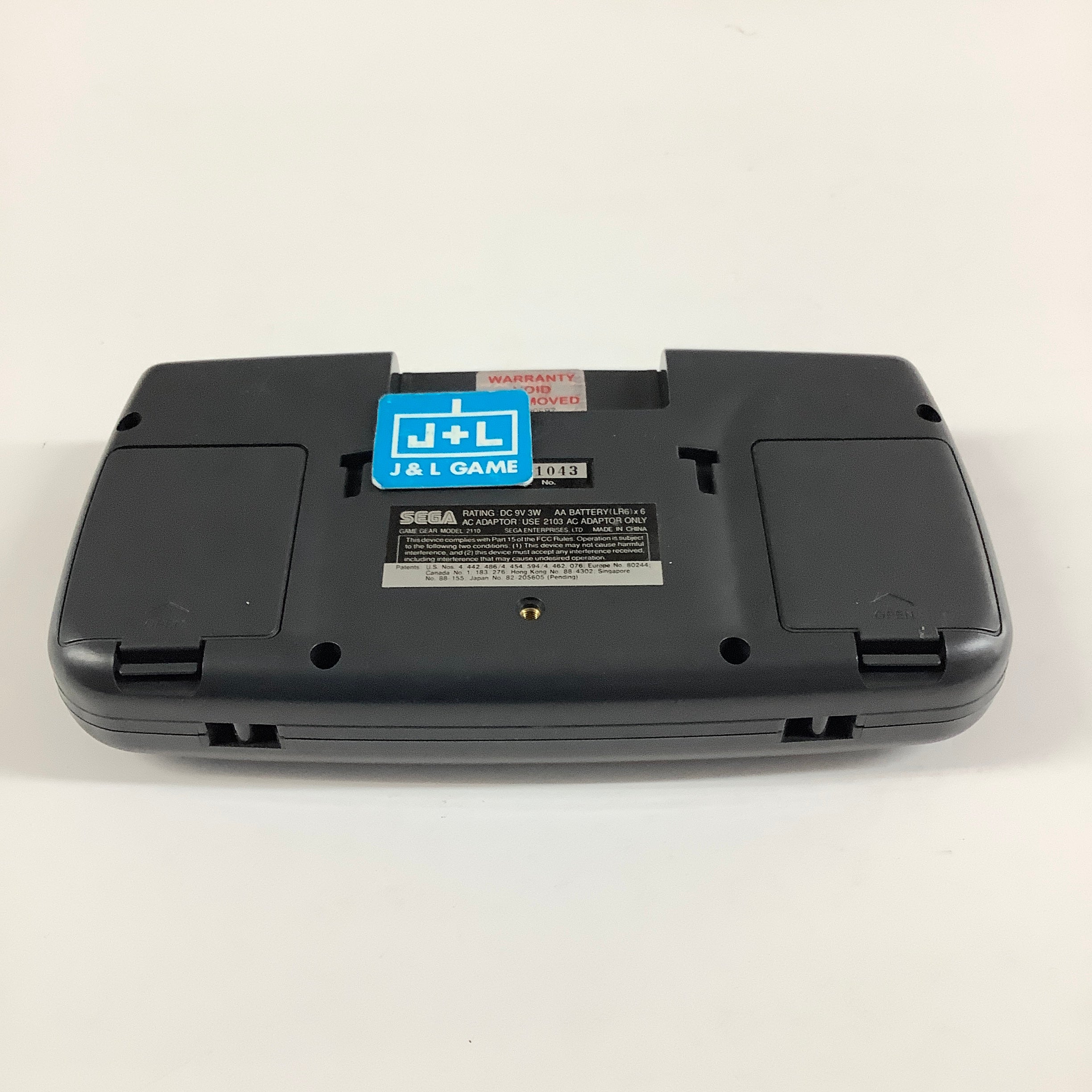 Sega Game Gear Portable Video Game System (Black) - (SGG) SEGA GameGear [Pre-Owned]