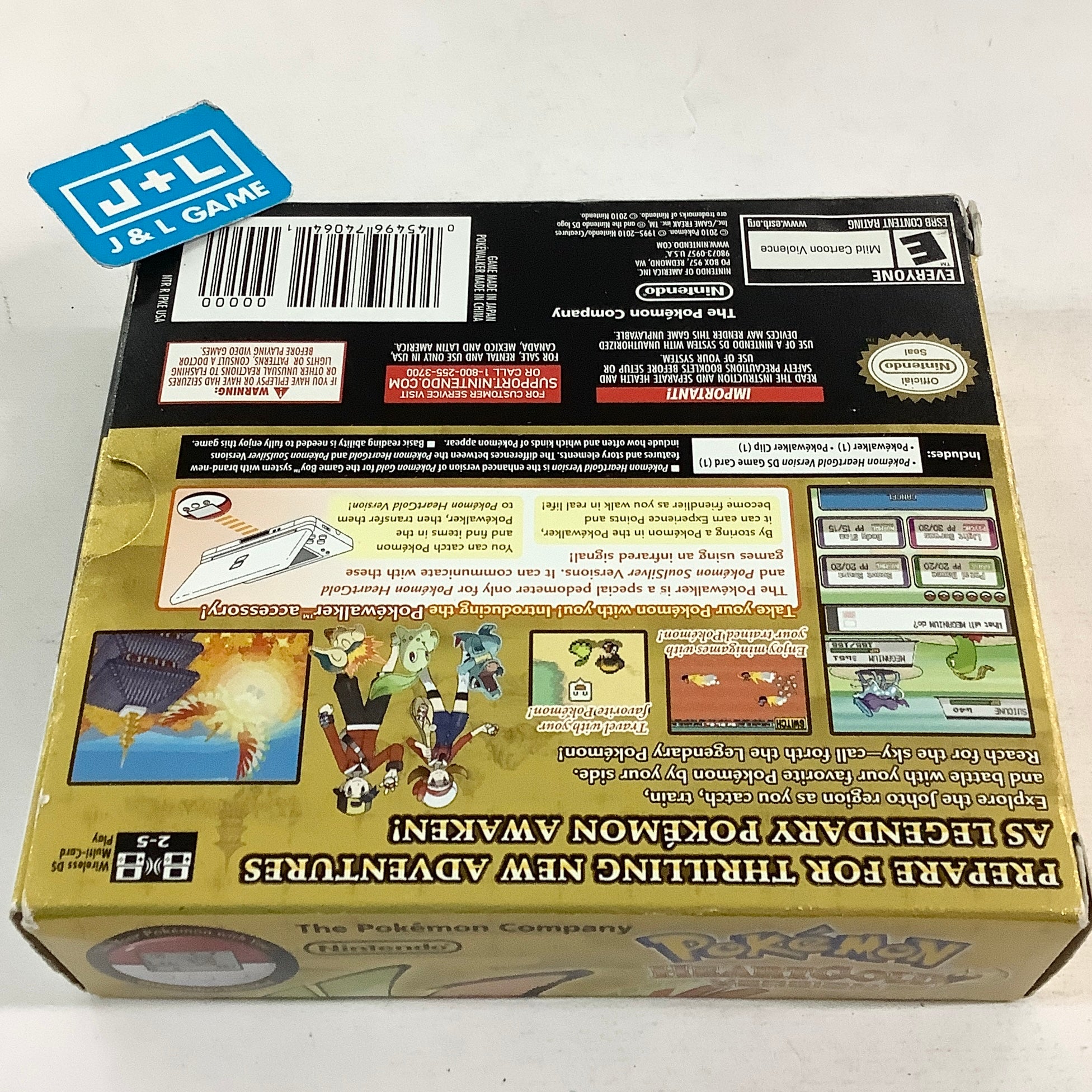 Pokemon HeartGold Version (w/ Pokewalker) - (NDS) Nintendo DS [Pre-Owned] Video Games Nintendo