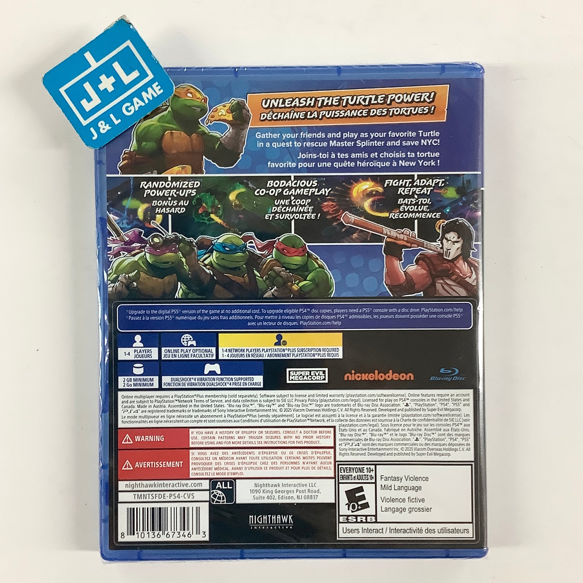 Teenage Mutant Ninja Turtles: Splintered Fate Deluxe Edition - (PS4) PlayStation 4 Video Games Nighthawk Interactive