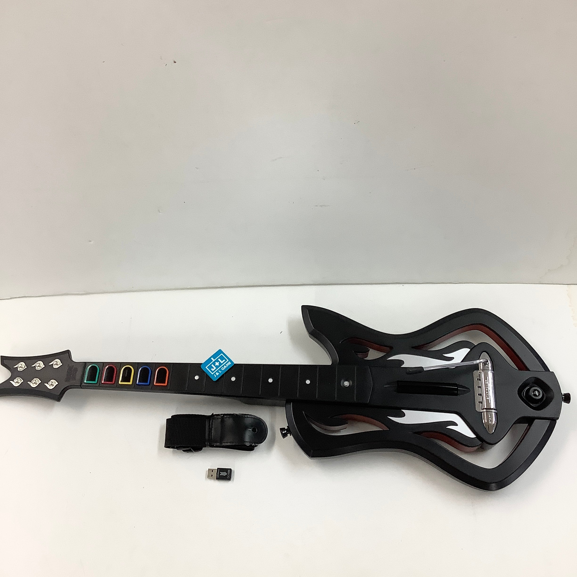 Guitar Hero Wireless Guitar Controller (Warriors of Rock) - (PS3) PlayStation 3 [Pre-Owned]