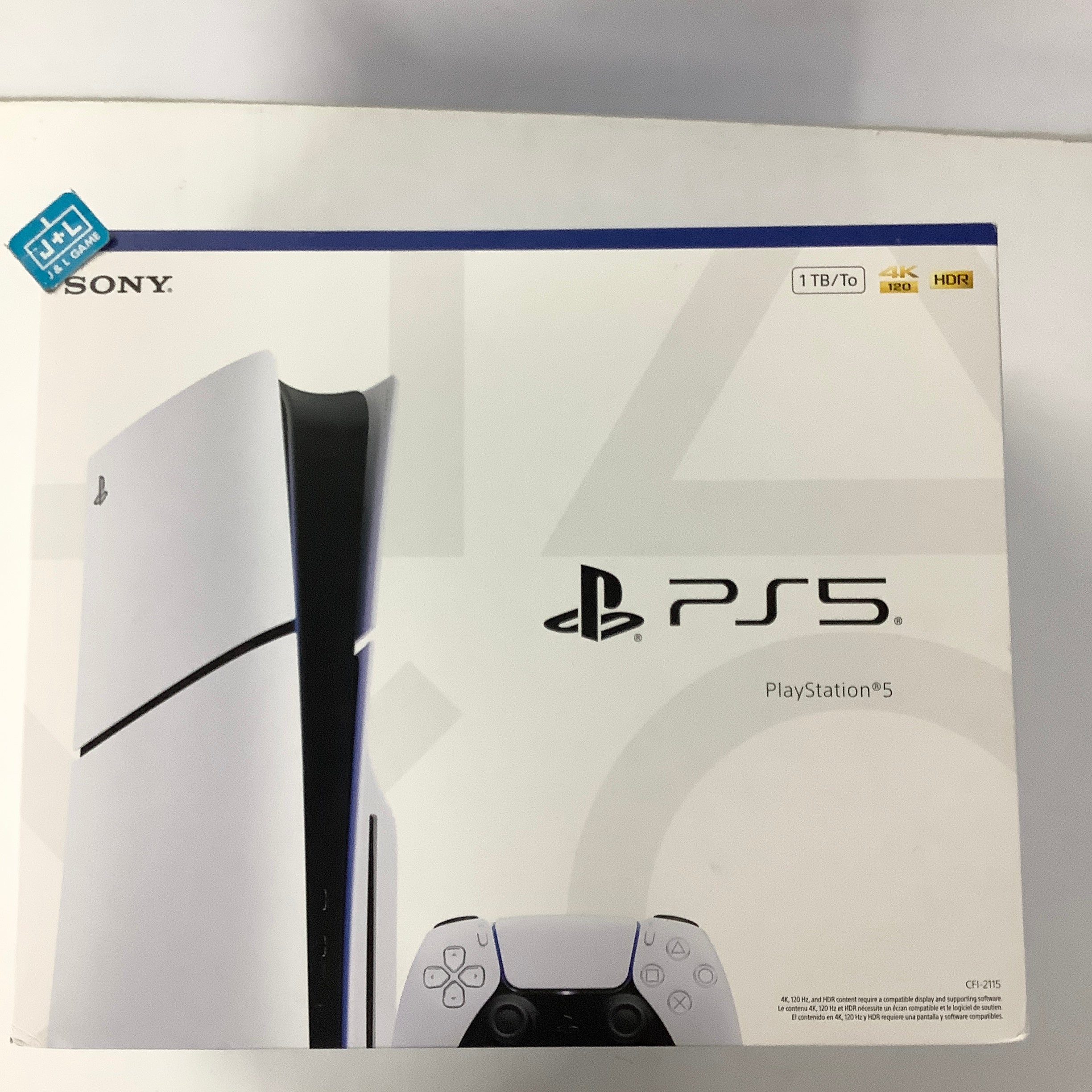 SONY PlayStation 5 Console Slim Disc Edition 1 TB (Model CFI-2115