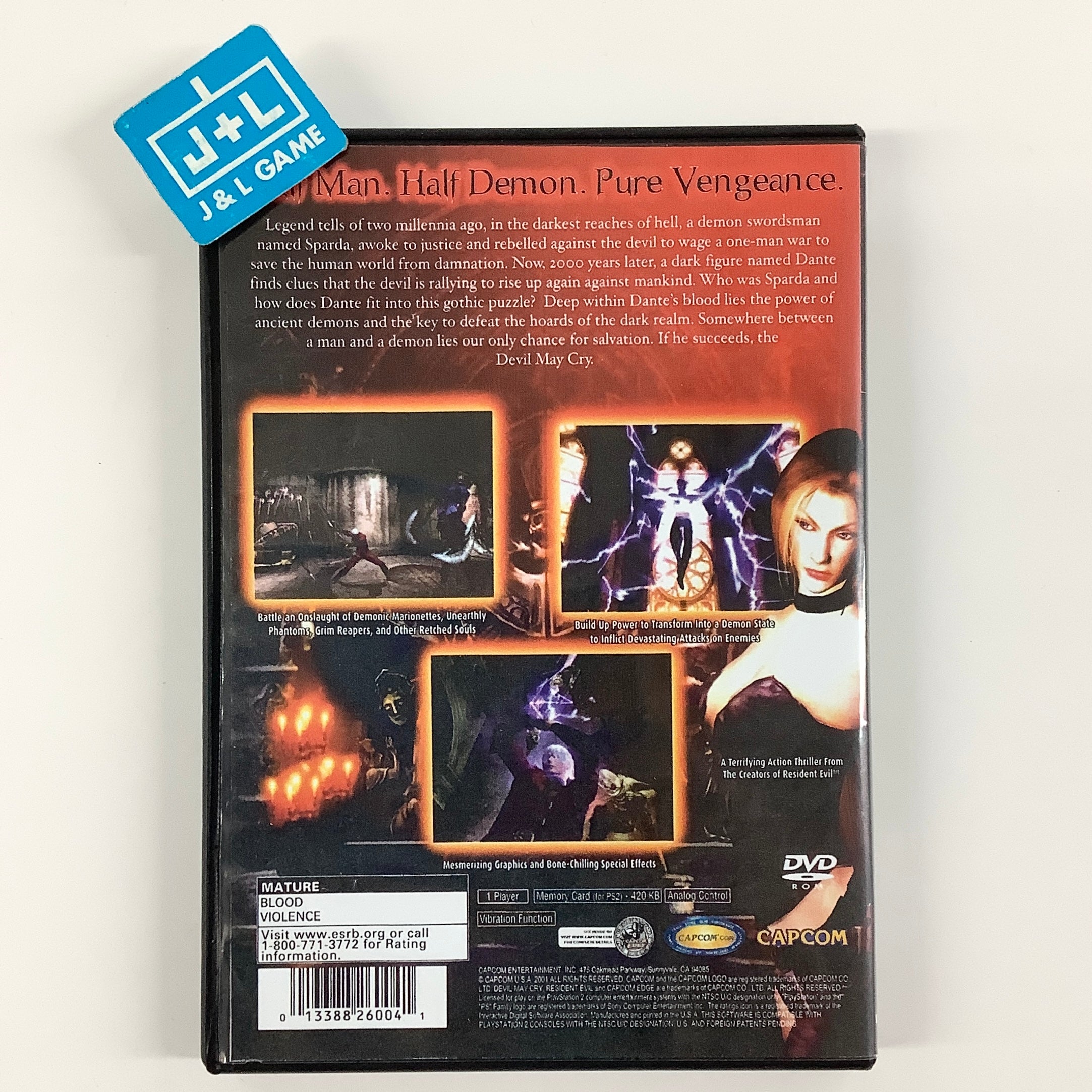 Devil May Cry - (PS2) PlayStation 2 [Pre-Owned] Video Games Capcom