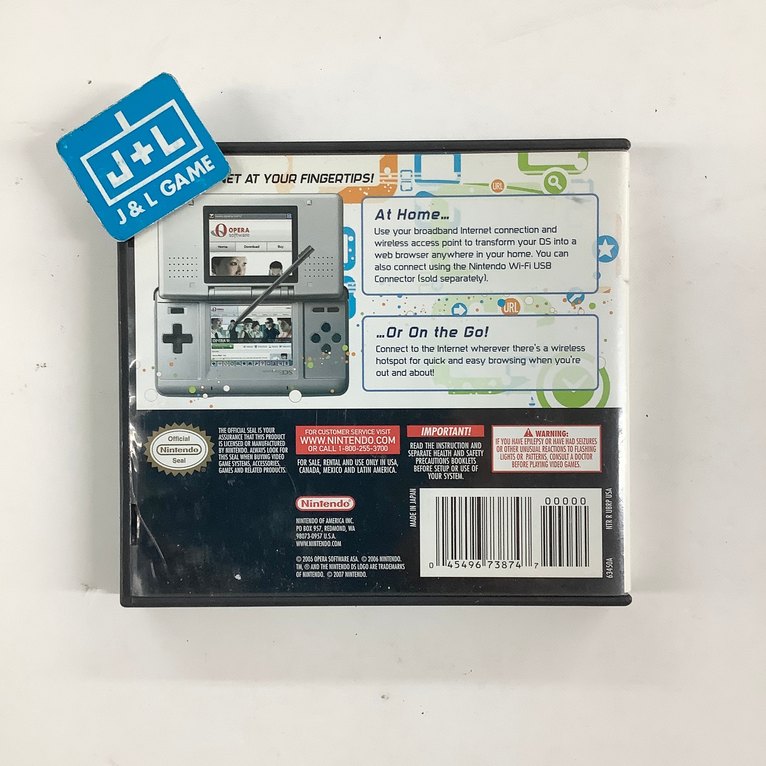 Nintendo DS Web Browser (Original DS) - (NDS) Nintendo DS [Pre-Owned] Video Games Nintendo