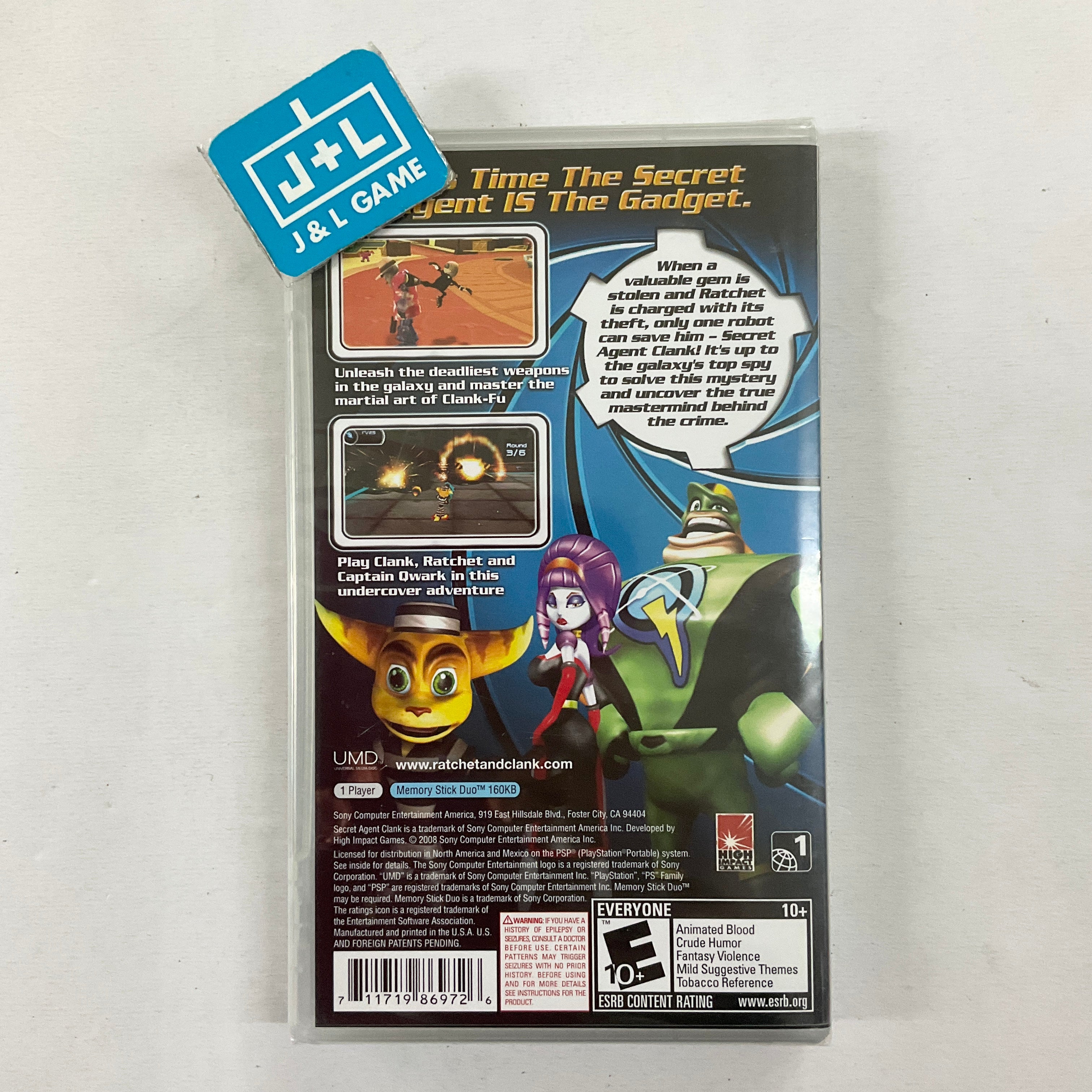 Secret Agent Clank - Sony PSP [Pre-Owned] | J&L Game