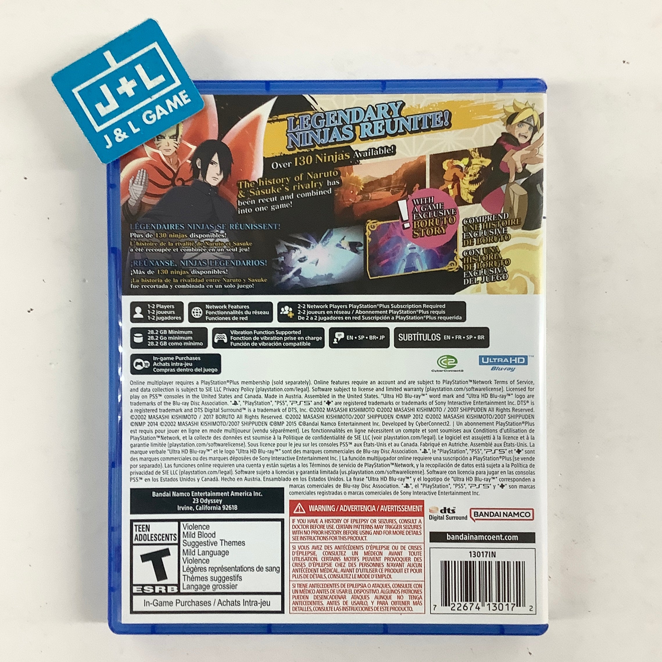 Naruto X Boruto Ultimate Ninja Storm Connections - (PS5) PlayStation 5 [Pre-Owned] Video Games BANDAI NAMCO Entertainment