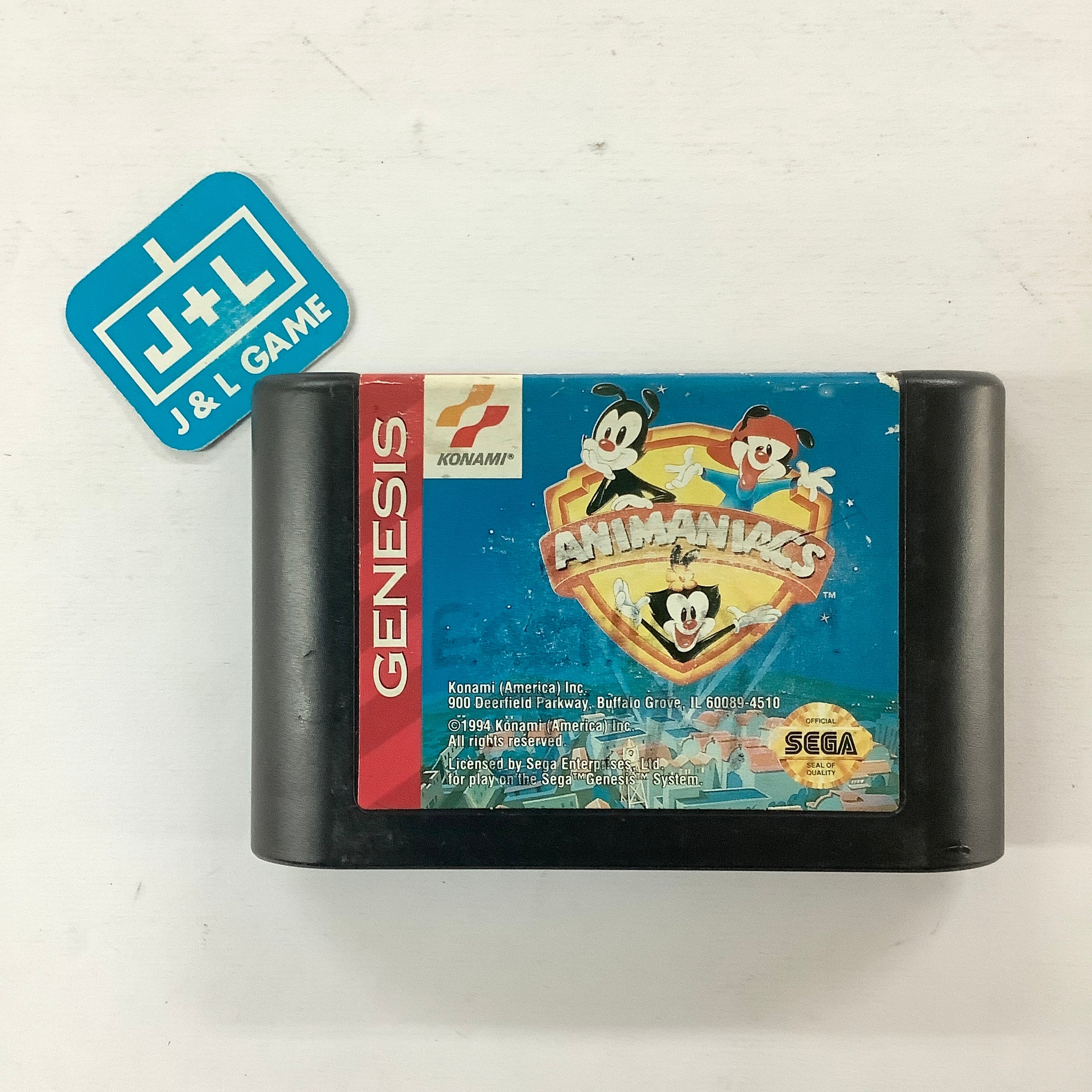 Animaniacs - (SG) SEGA Genesis [Pre-Owned] Video Games Konami   