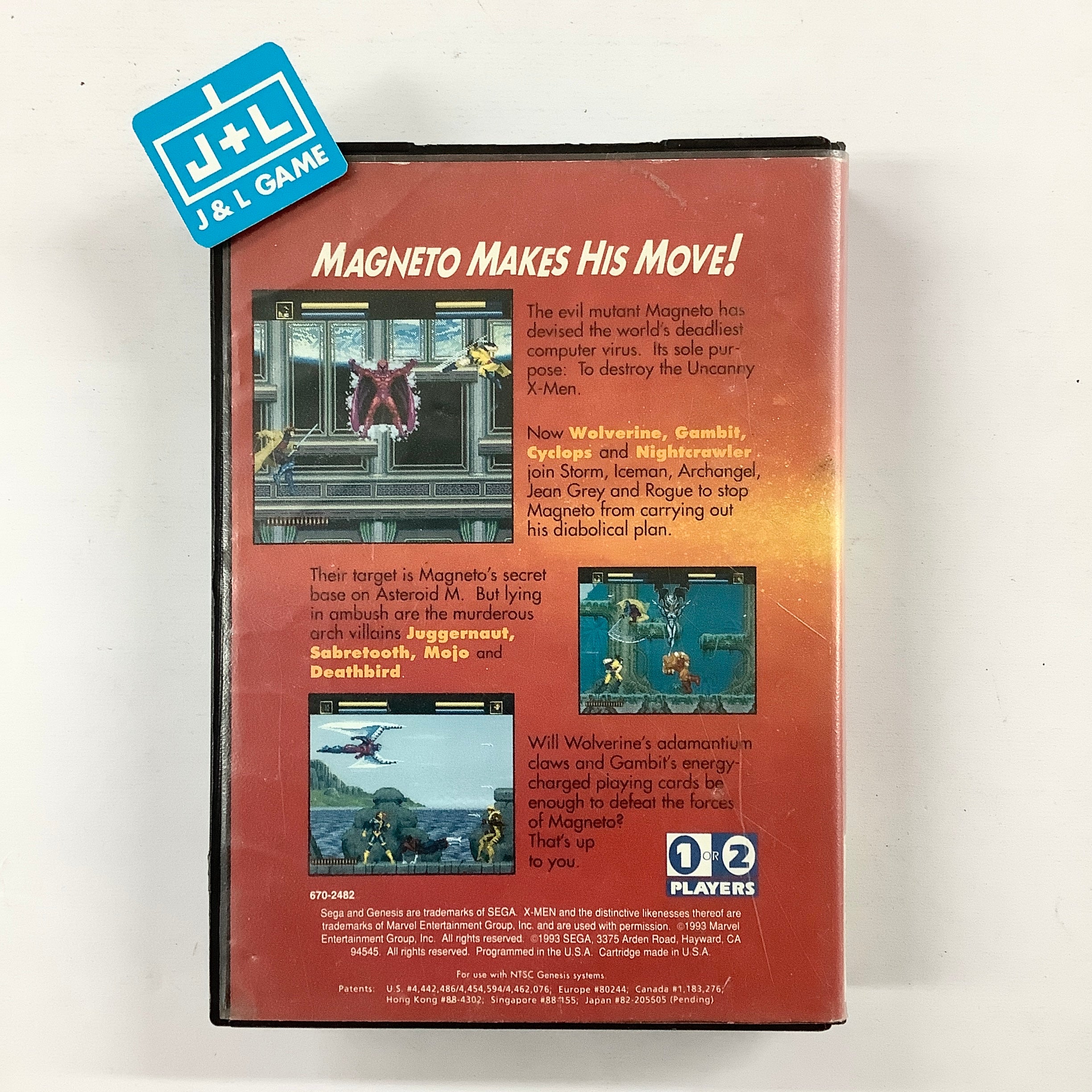 X-Men - (SG) SEGA Genesis [Pre-Owned] Video Games Sega   
