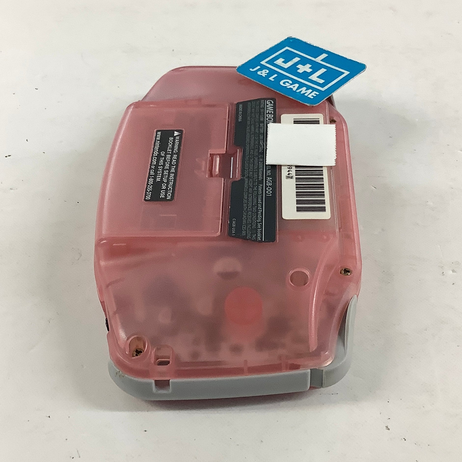 Nintendo Game Boy Advance Console (Clear Pink) - (GBA) Game Boy Advance [Pre-Owned]