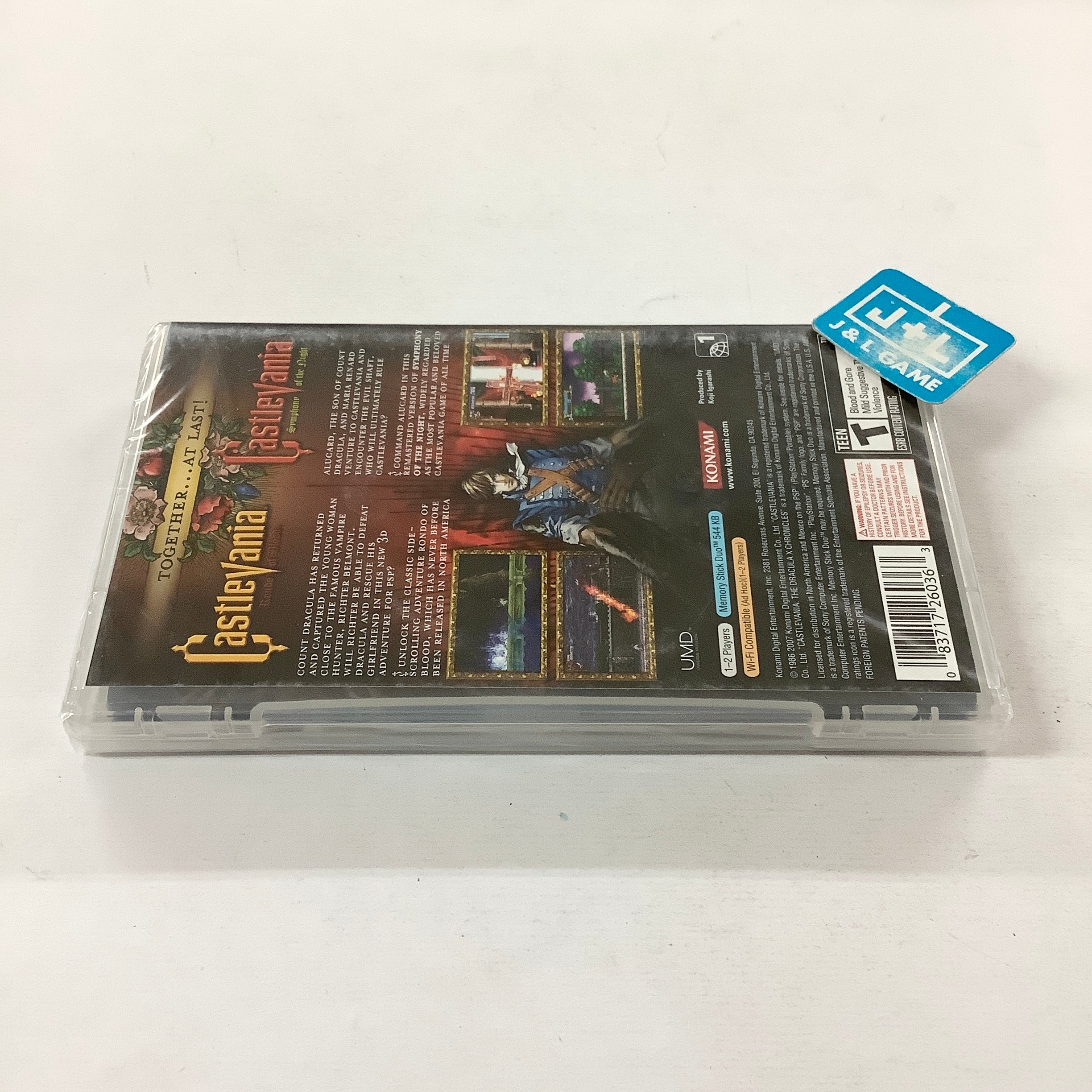 Castlevania: The Dracula X Chronicles (Greatest Hits) - SONY PSP Video Games Konami   