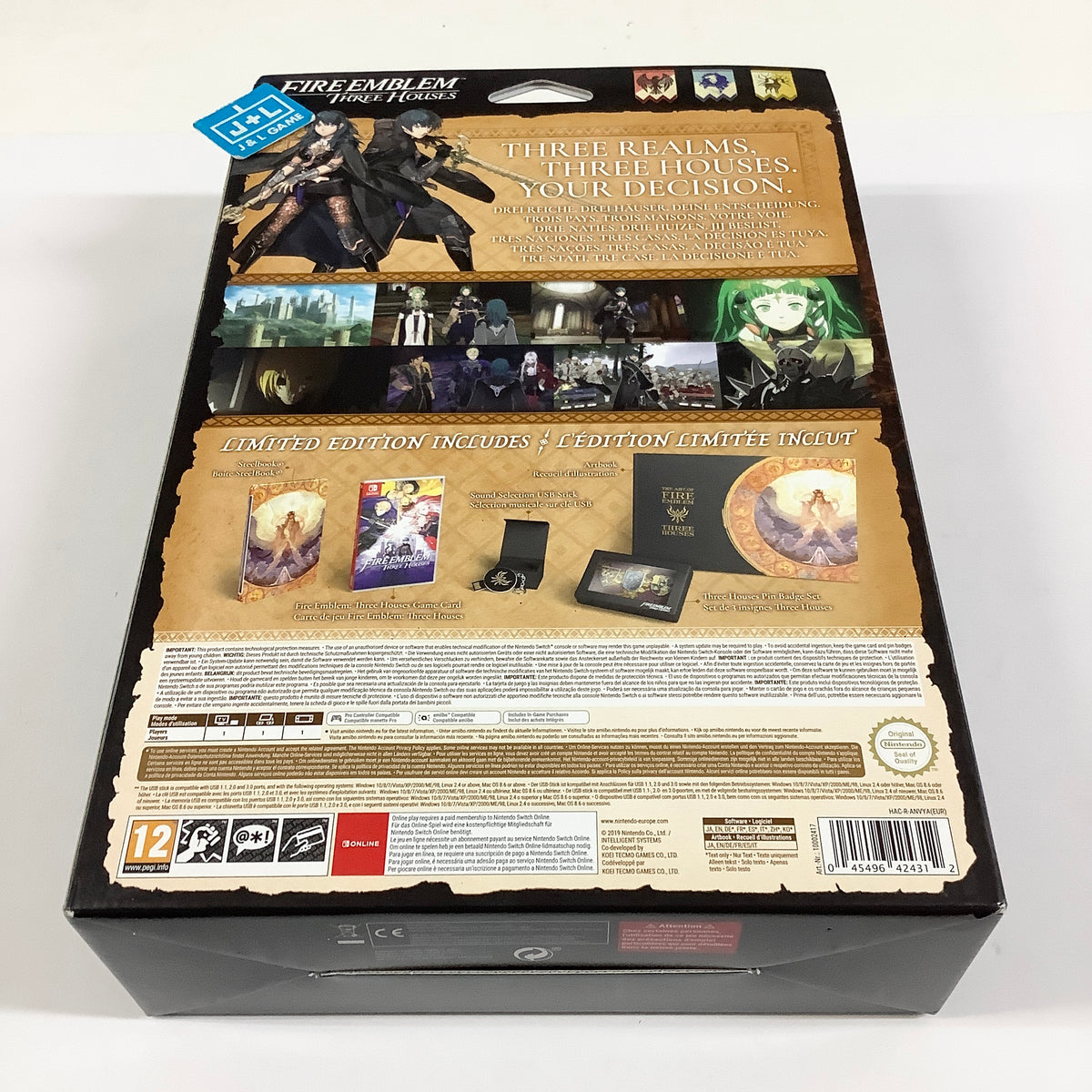 Fire Emblem Three Houses Limited Edition - (NSW) Nintendo Switch (European Import)