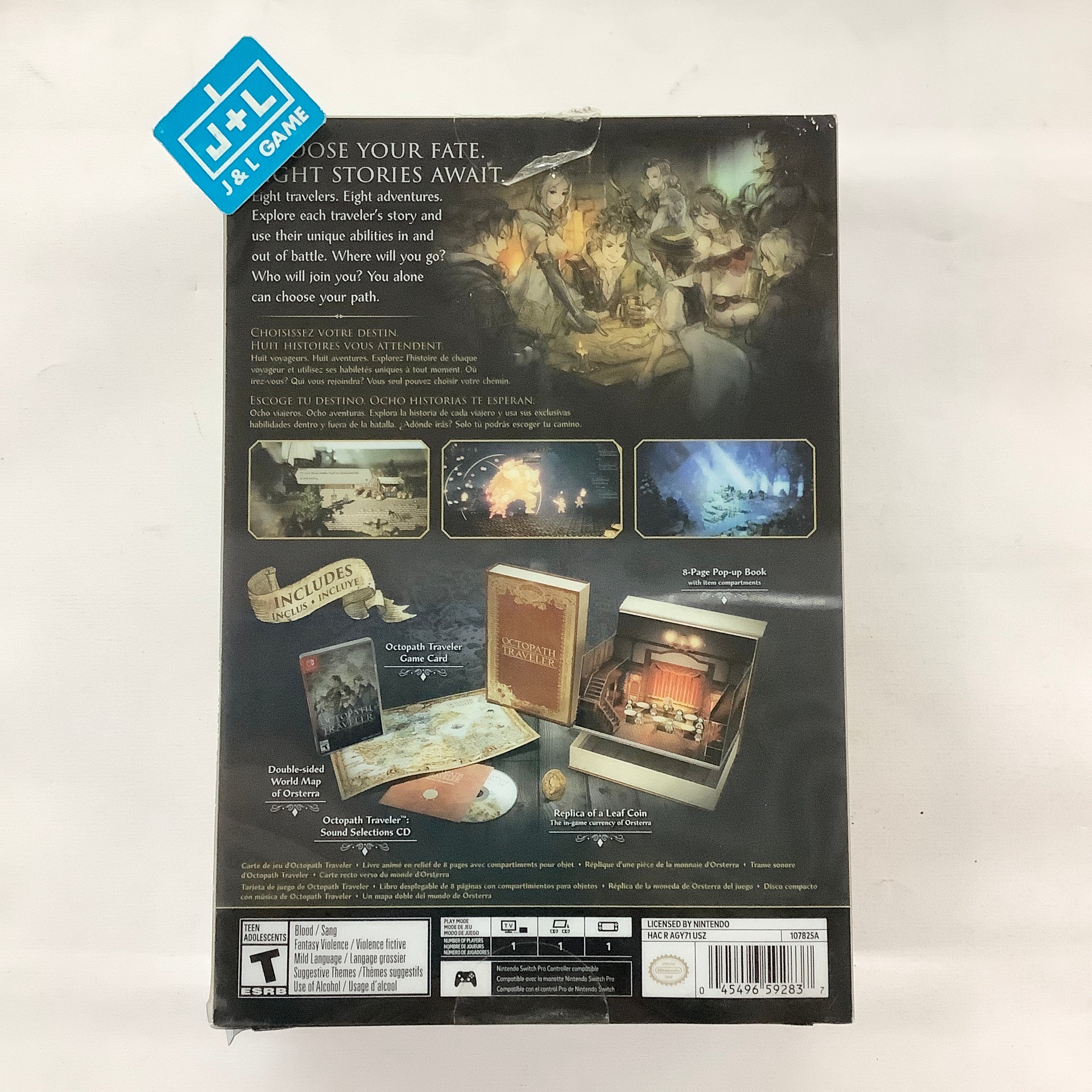 Octopath Traveler: Wayfarer's Edition - (NSW) Nintendo Switch [Pre-Owned] Video Games Nintendo