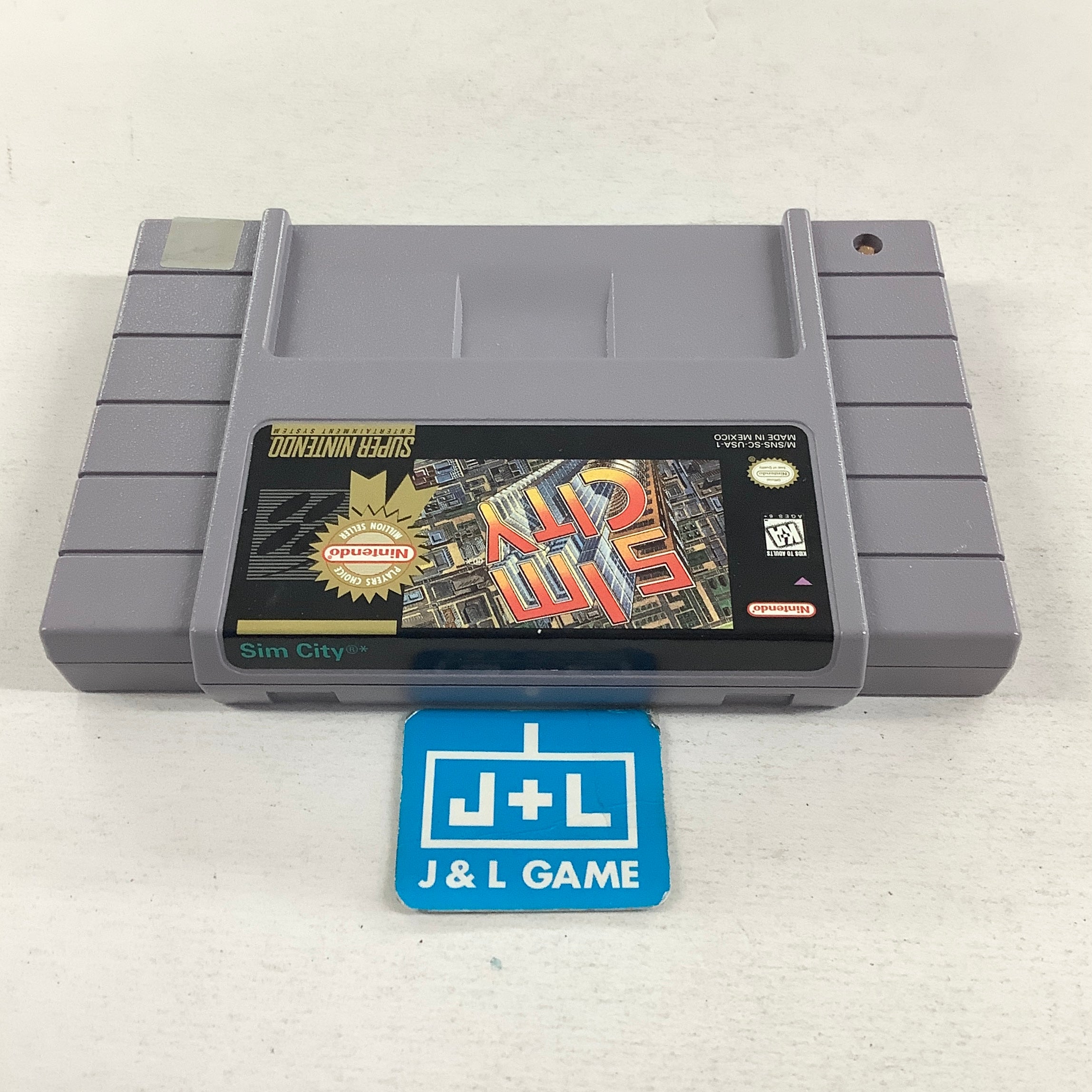 SimCity (Player's Choice) - (SNES) Super Nintendo [Pre-Owned] Video Games Nintendo
