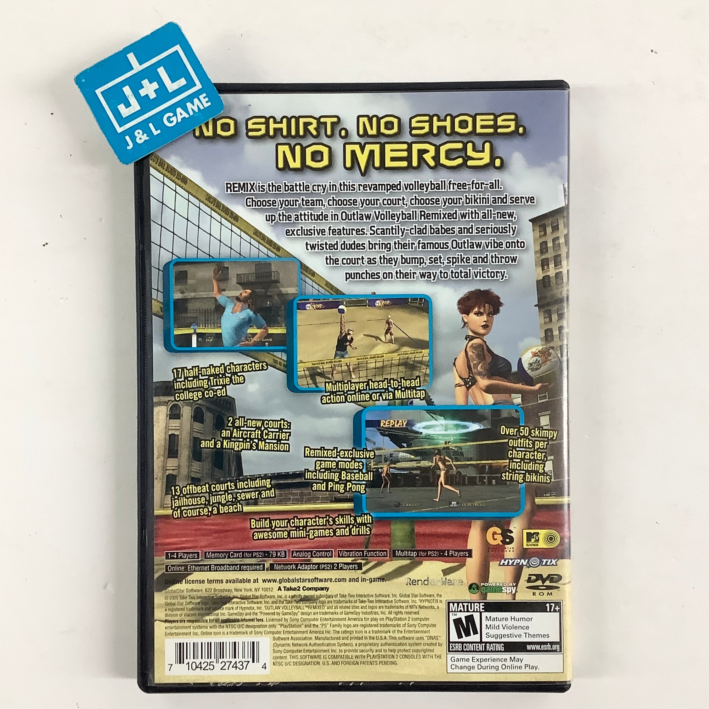 Outlaw Volleyball Remixed - (PS2) PlayStation 2 [Pre-Owned] Video Games Global Star Software