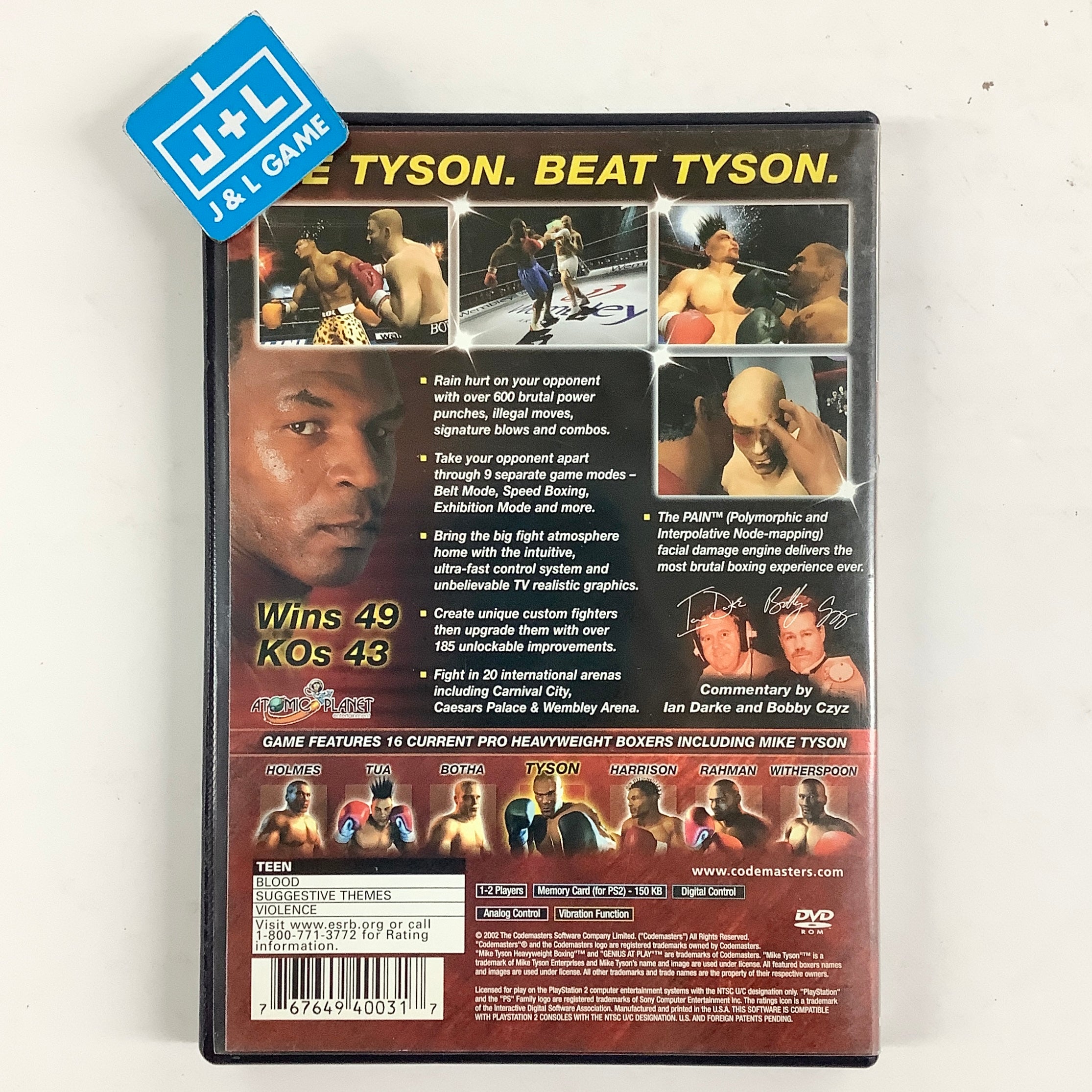 Mike Tyson Heavyweight Boxing - (PS2) PlayStation 2 [Pre-Owned]
