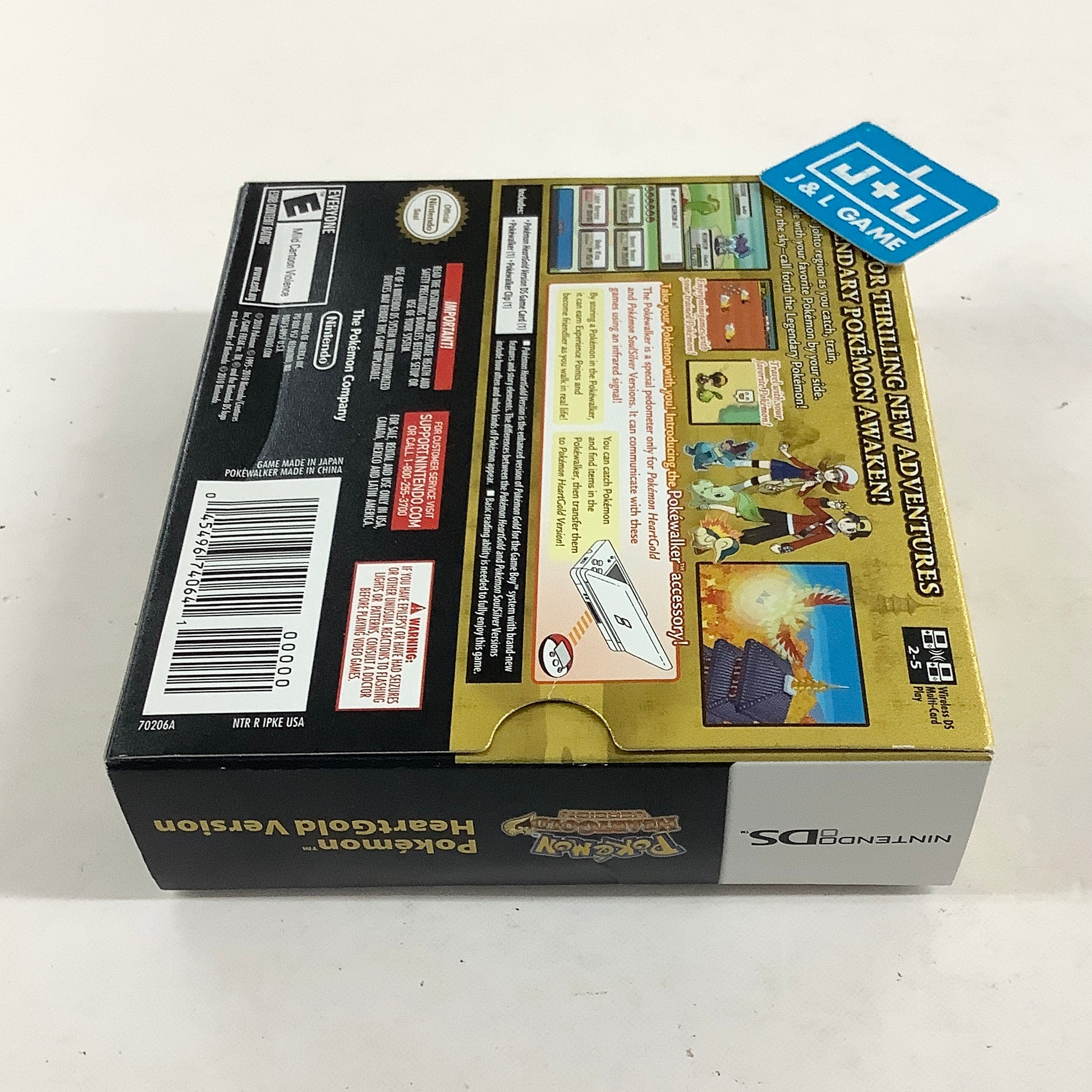 Pokemon HeartGold Version (w/ Pokewalker) - (NDS) Nintendo DS [Pre-Owned] Video Games Nintendo