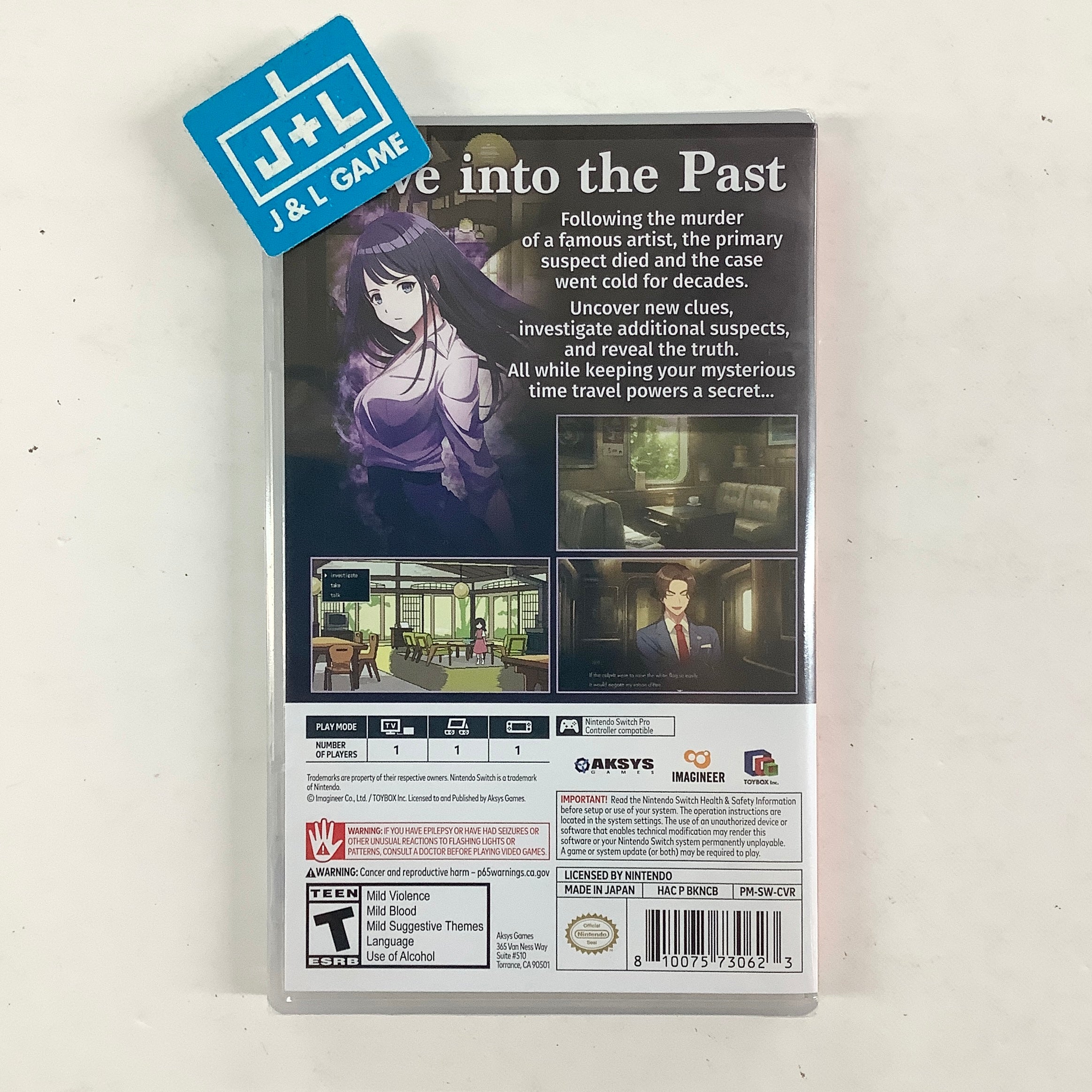 Path of Mystery: A Brush with Death - (NSW) Nintendo Switch Video Games Aksys