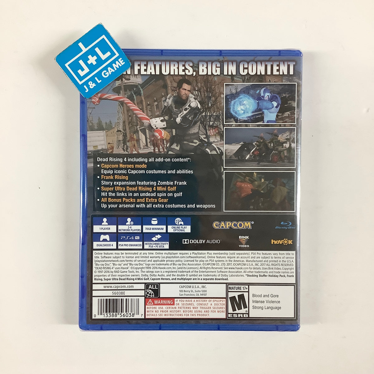 Dead Rising 4: Frank's Big Package - (PS4) PlayStation 4 Video Games Capcom