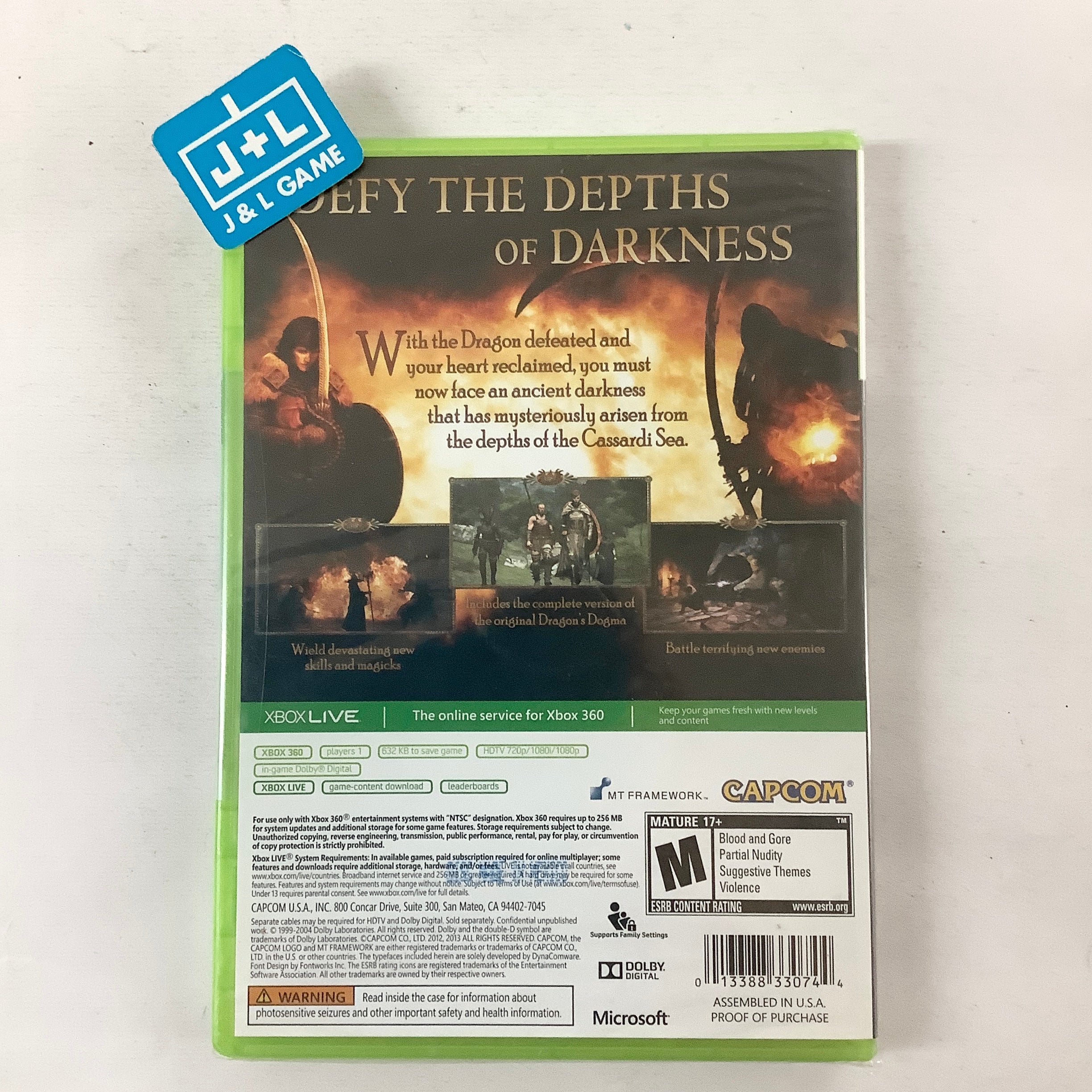 Dragon's Dogma: Dark Arisen - Xbox 360 Video Games Capcom   