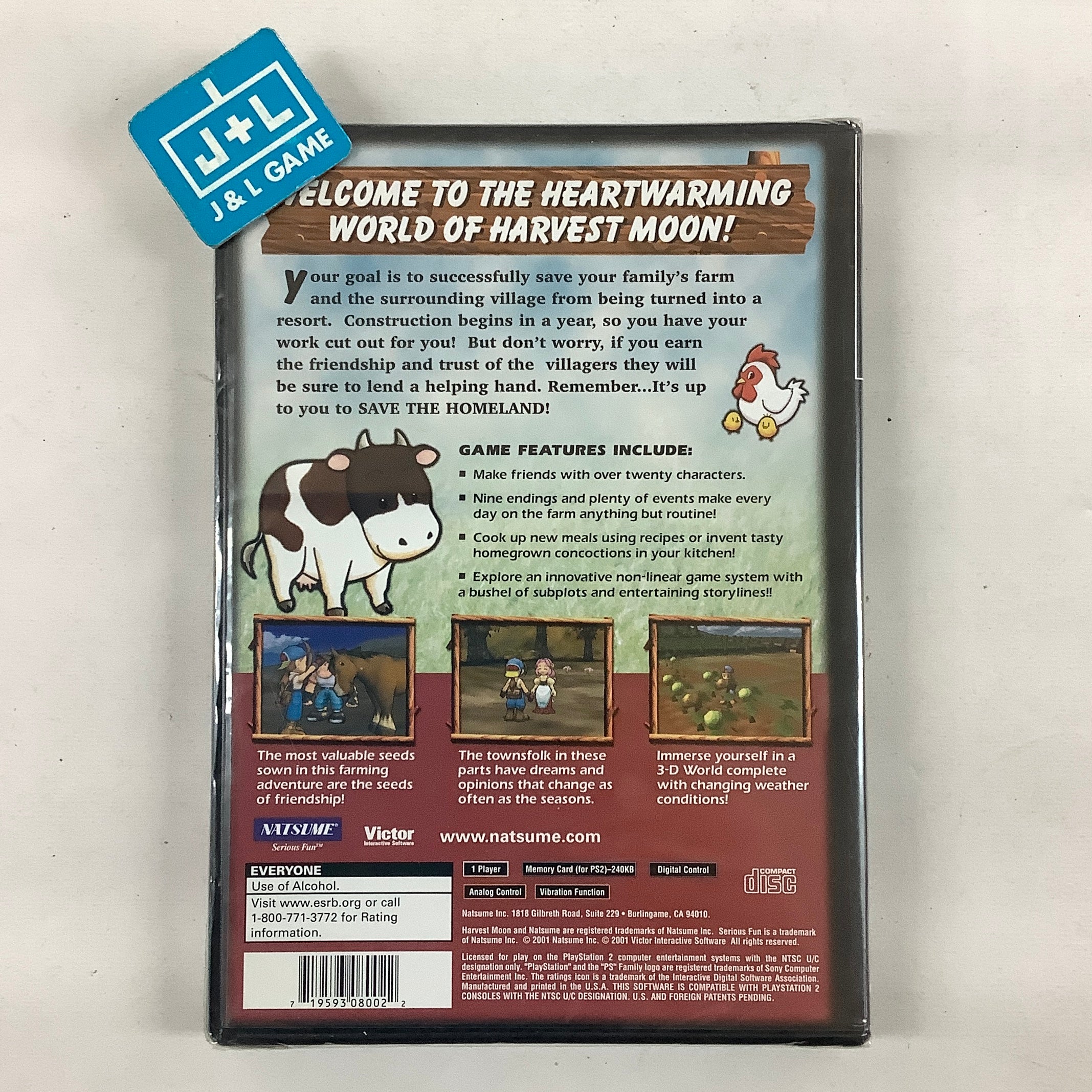 Harvest Moon: Save the Homeland - (PS2) Playstation 2 Video Games Natsume