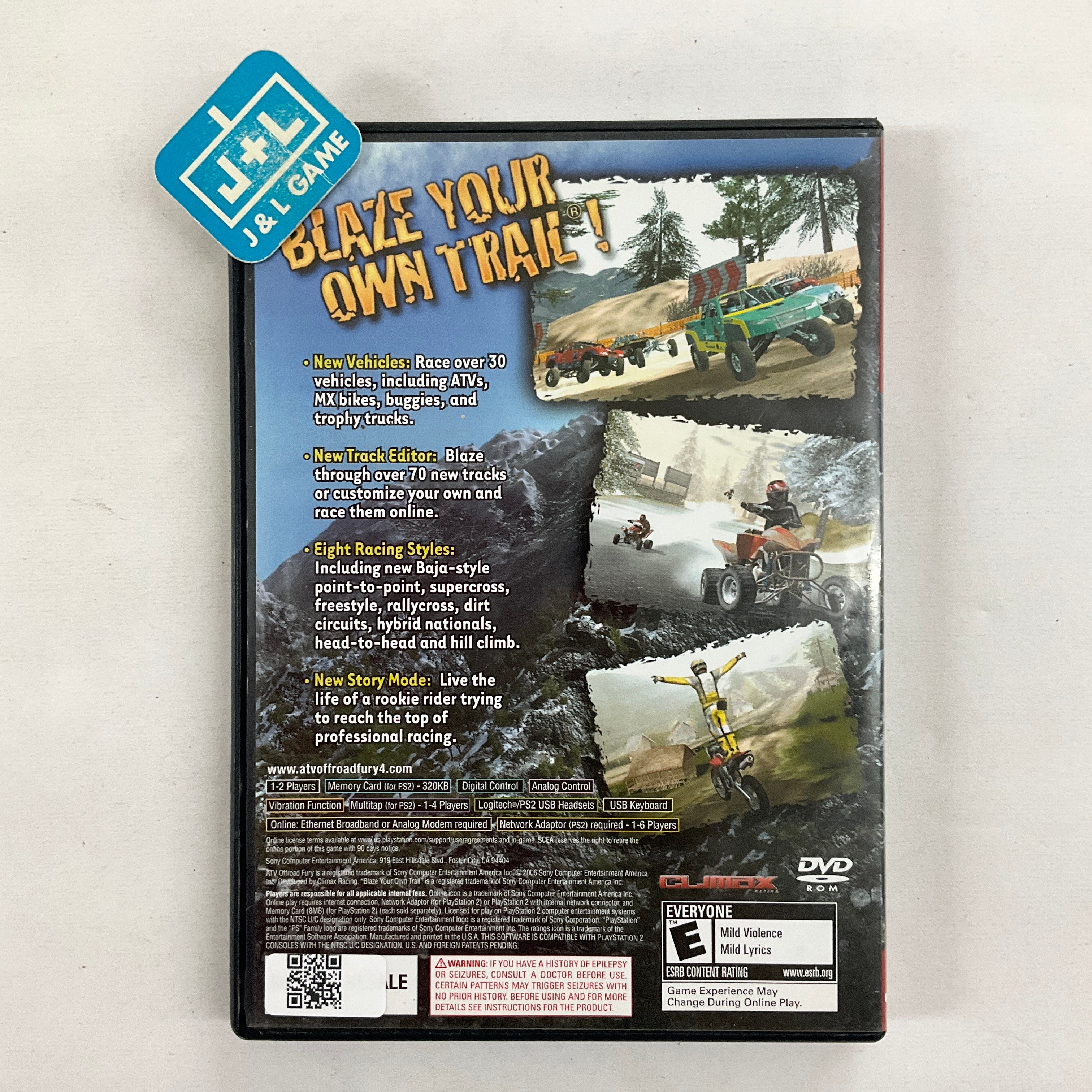 ATV Offroad Fury 4 (Greatest Hits) (NFR) - (PS2) PlayStation 2 [Pre-Owned] Video Games SCEA   