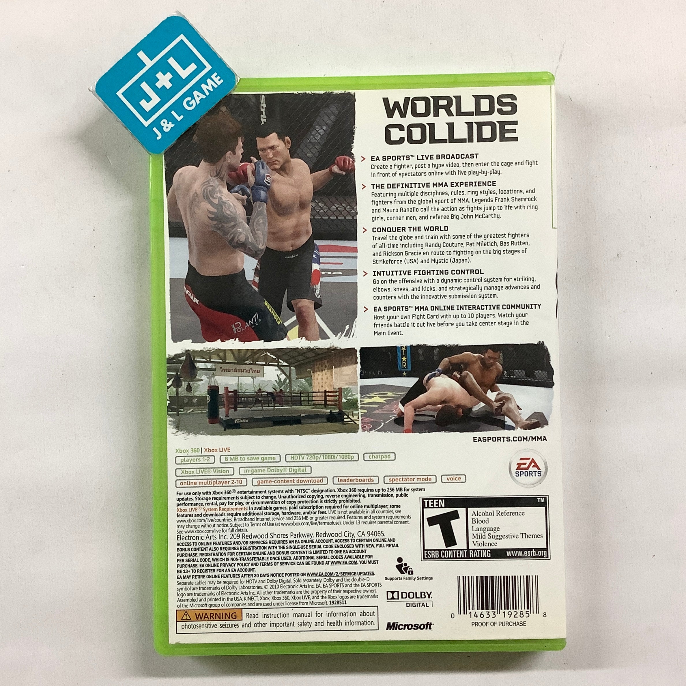 EA Sports MMA - Xbox 360 [Pre-Owned] Video Games EA Sports