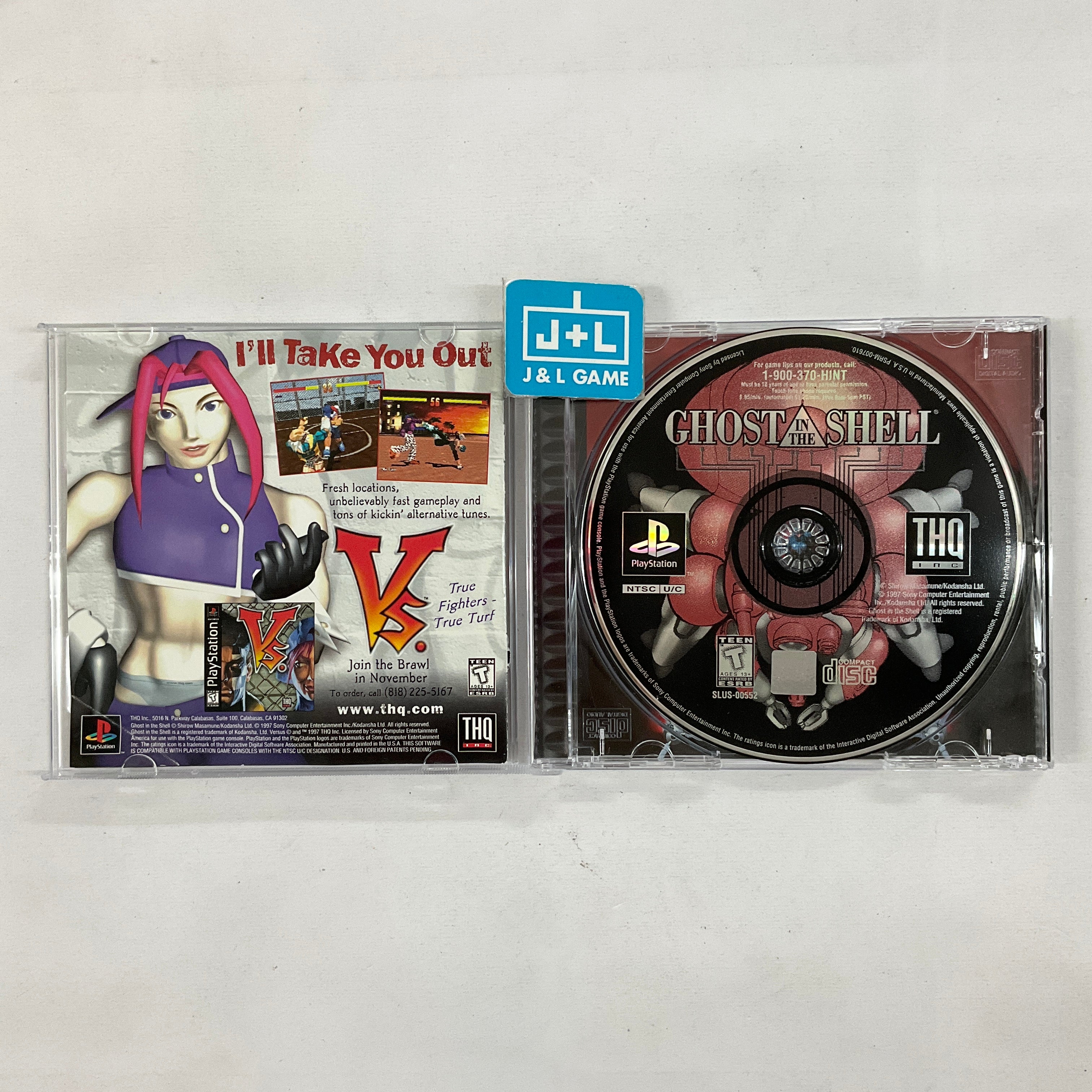 Ghost in the Shell - (PS1) PlayStation 1 [Pre-Owned] Video Games THQ