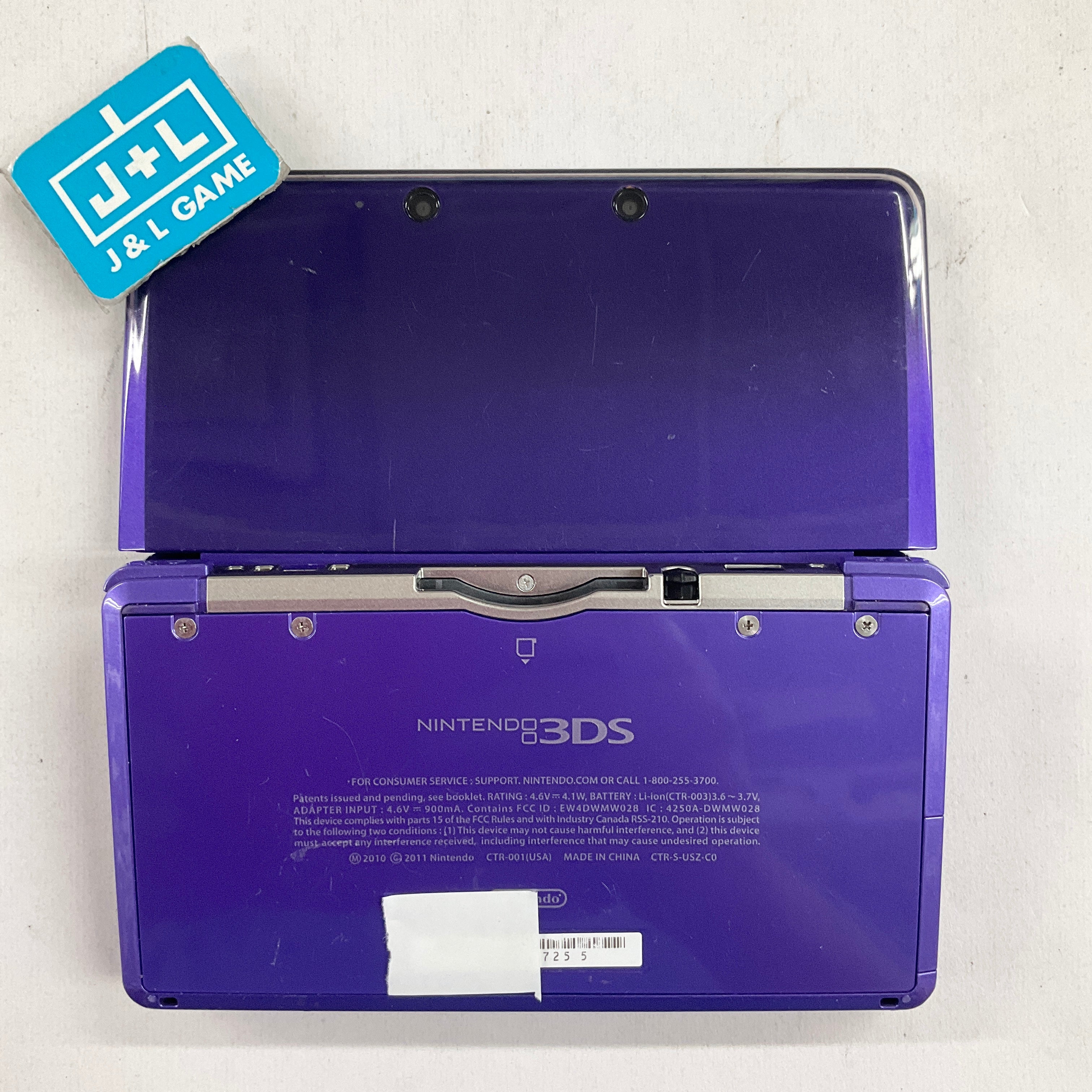 Nintendo 3DS Console (Midnight Purple) - Nintendo 3DS Consoles Nintendo