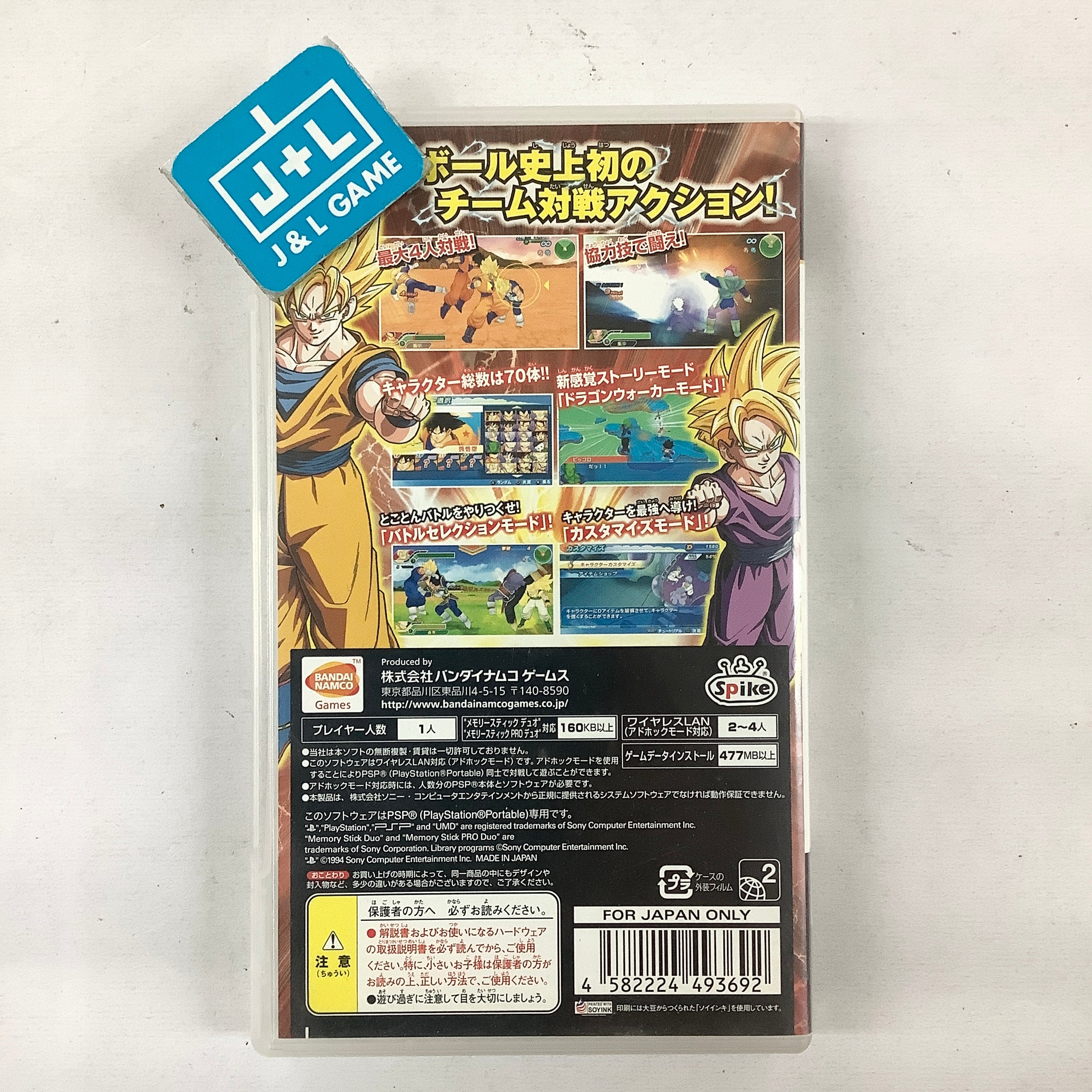 Dragon Ball Tag VS - Sony PSP [Pre-Owned] (Japanese Import) Video Games Namco Bandai Games