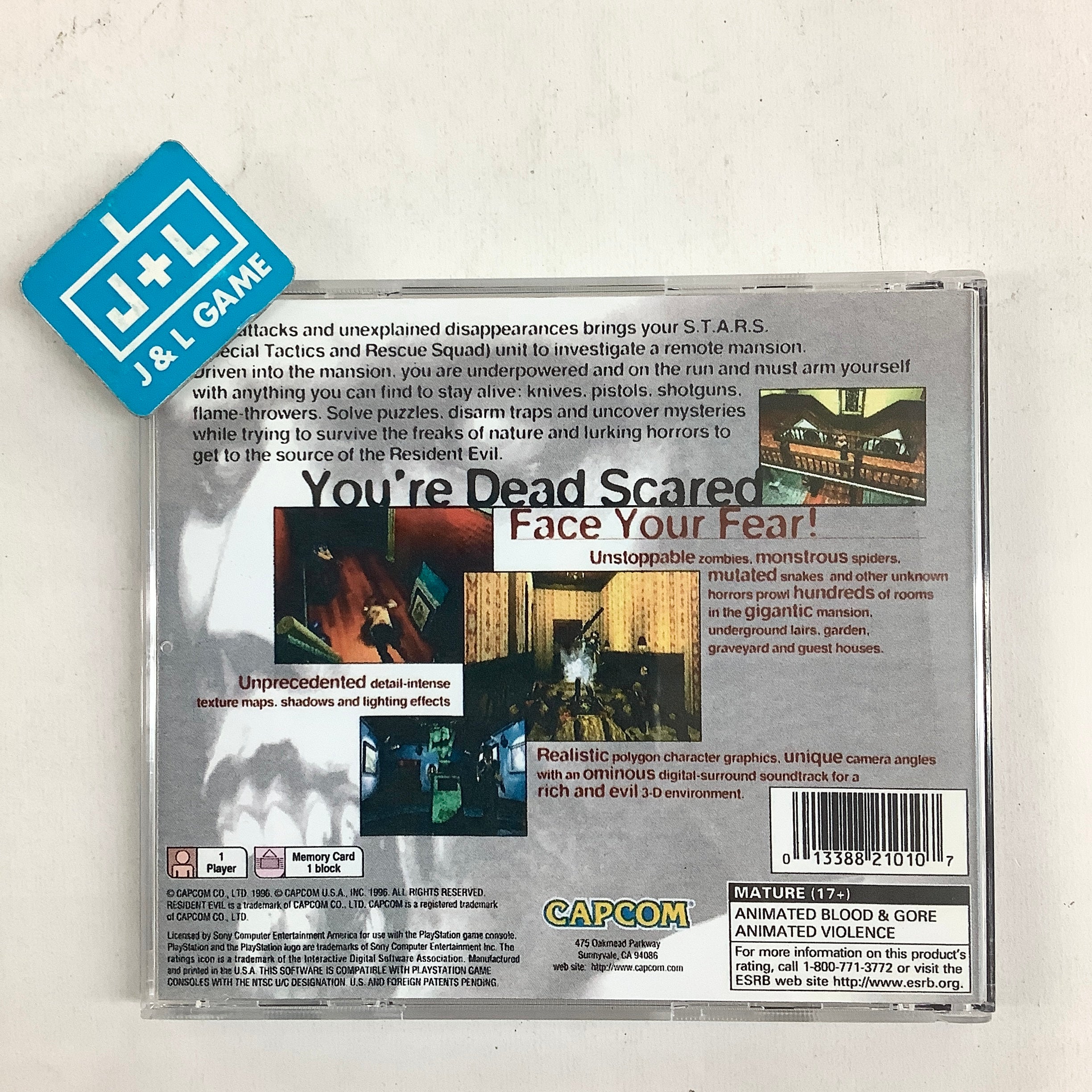Resident Evil - (PS1) PlayStation 1 [Pre-Owned]