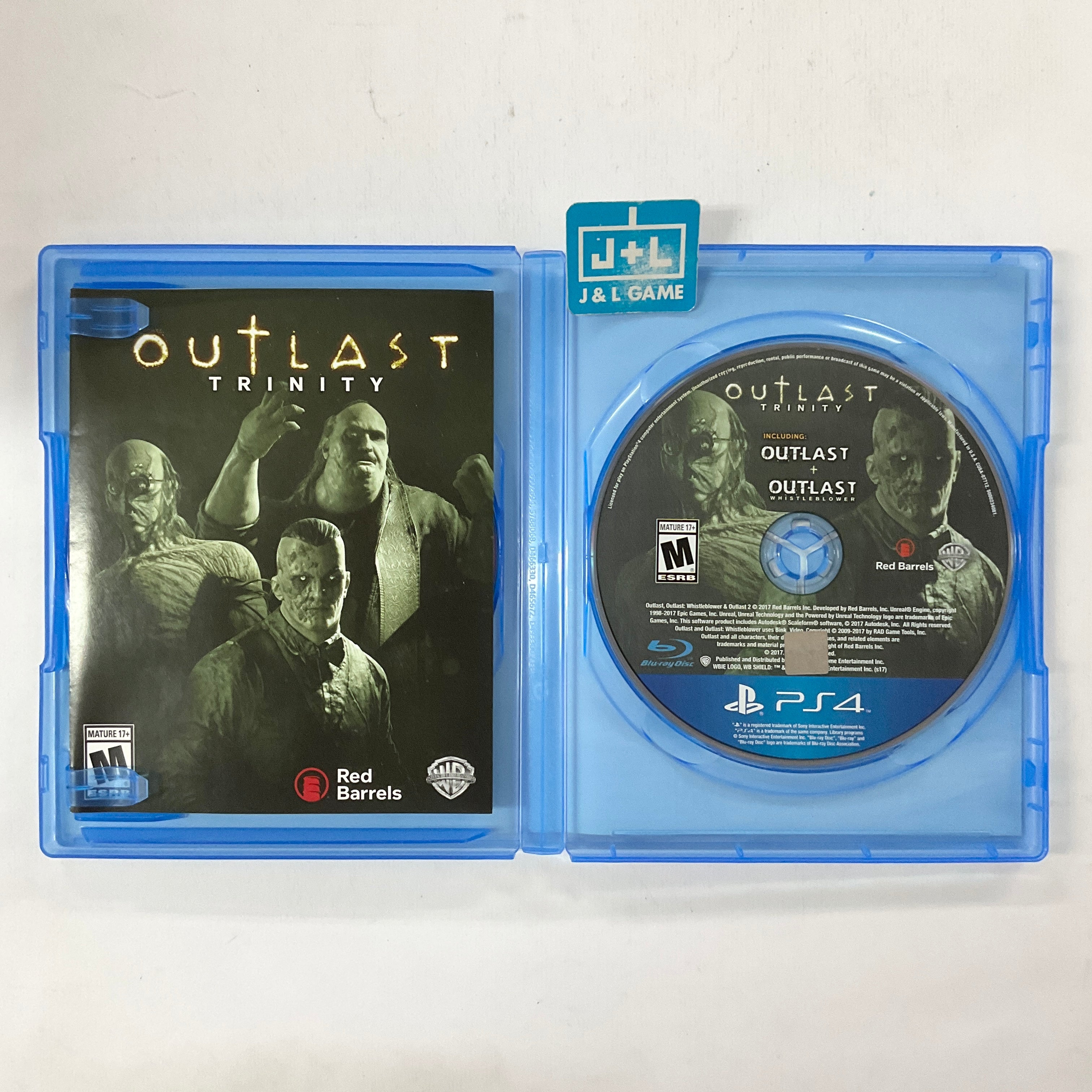 Outlast Trinity - (PS4) PlayStation 4 [Pre-Owned] Video Games WB Games   