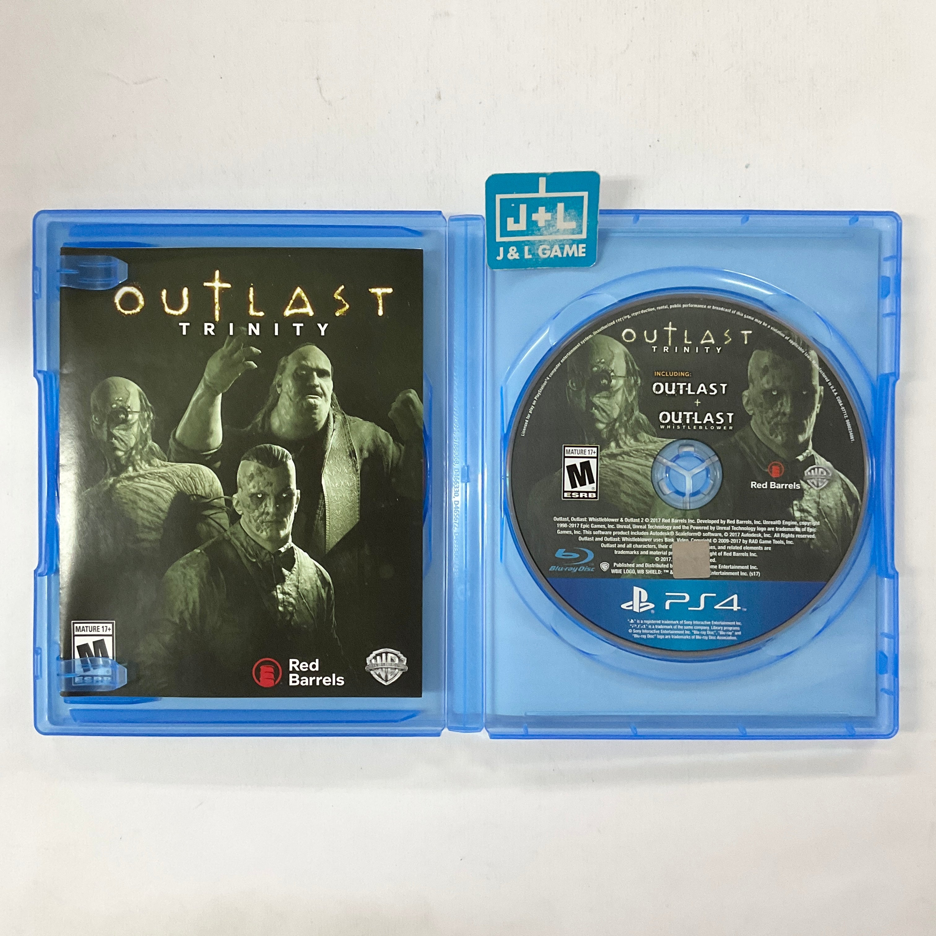 Outlast Trinity - (PS4) PlayStation 4 [Pre-Owned] Video Games WB Games   