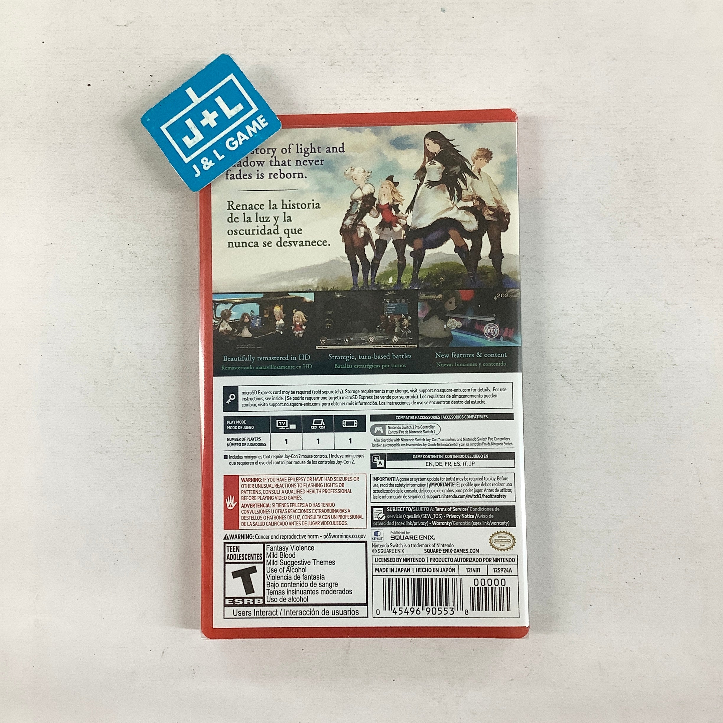 Bravely Default Flying Fairy HD Remaster - (NS2) Nintendo Switch 2 Video Games J&L Game