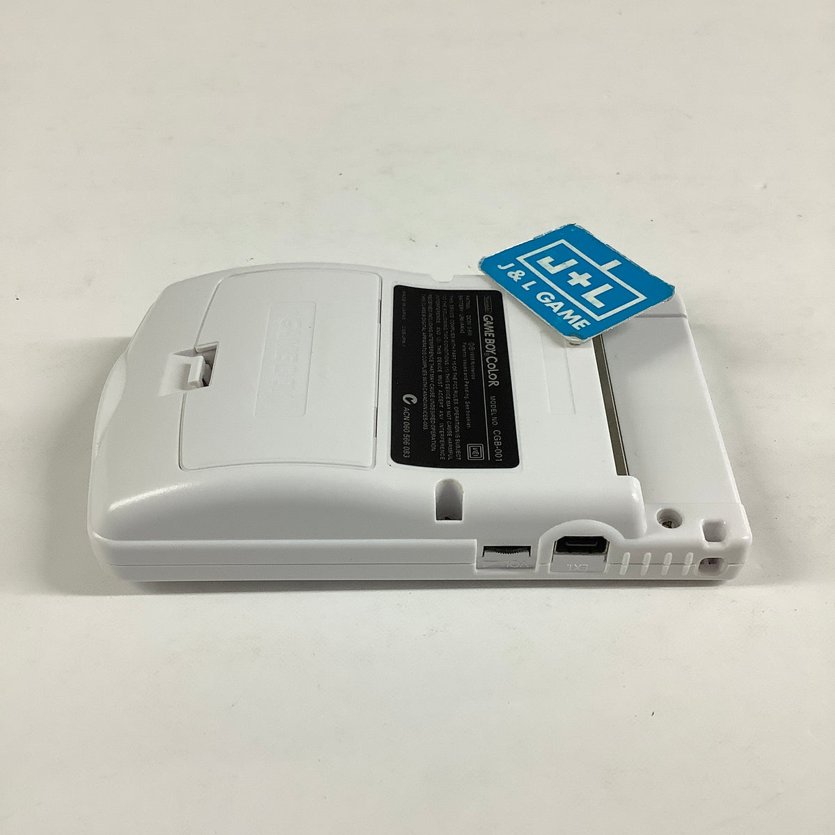 Nintendo Game Boy Color Console (White with Backlight) - (GBC) Game Boy Color [Pre-Owned]