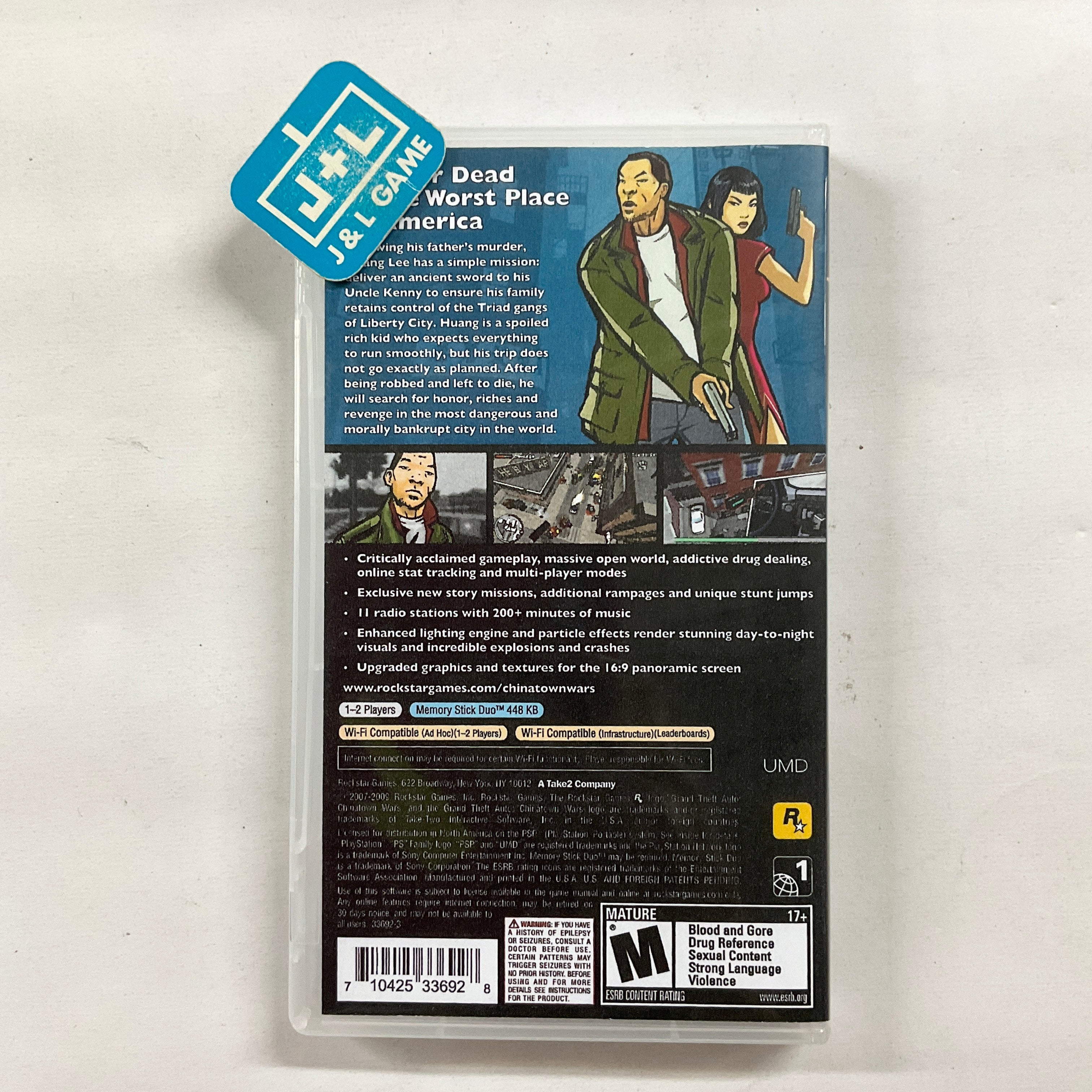 Grand Theft Auto: Chinatown Wars - SONY PSP [Pre-Owned] Video Games Rockstar Games   