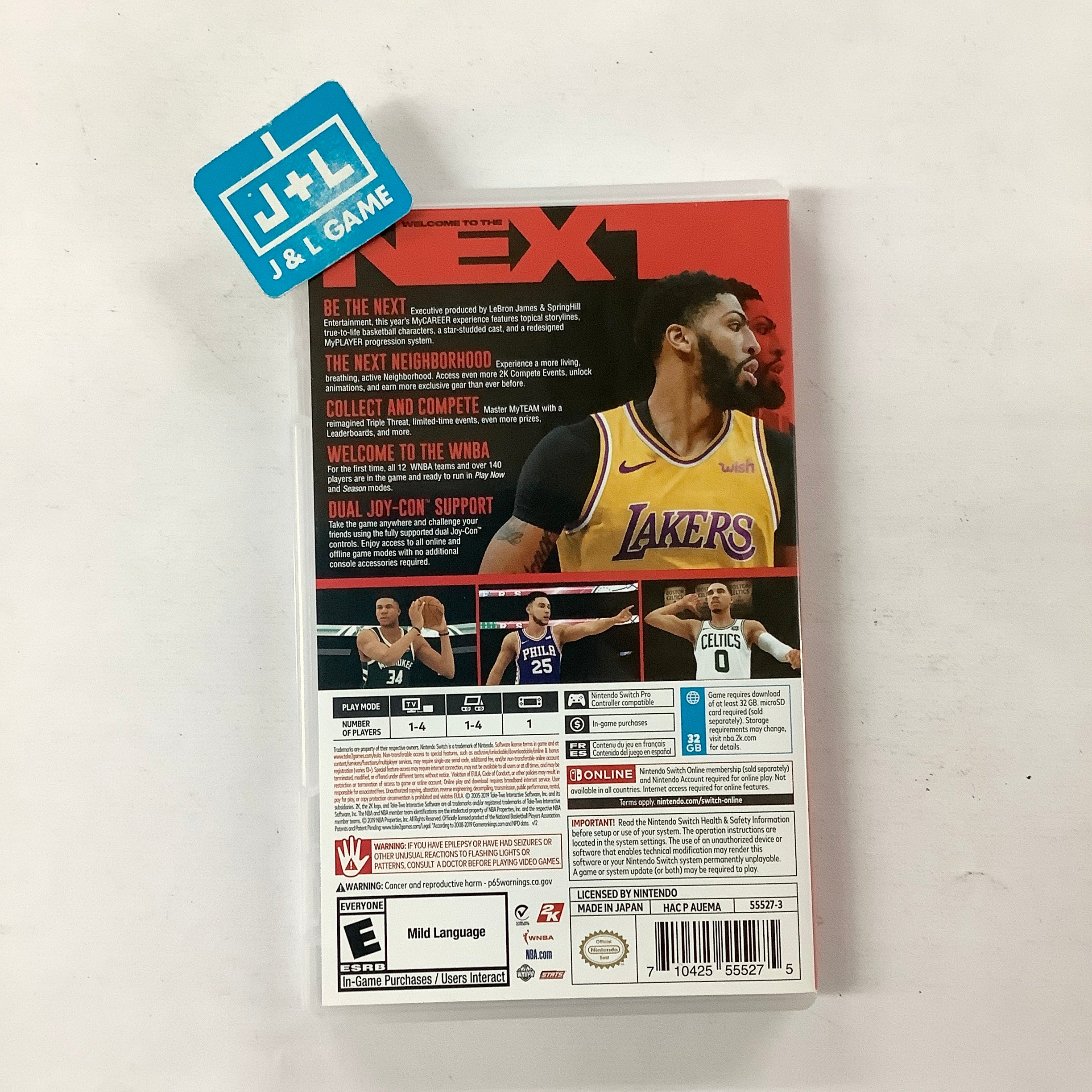 NBA 2K20 - (NSW) Nintendo Switch [Pre-Owned] Video Games 2K GAMES   