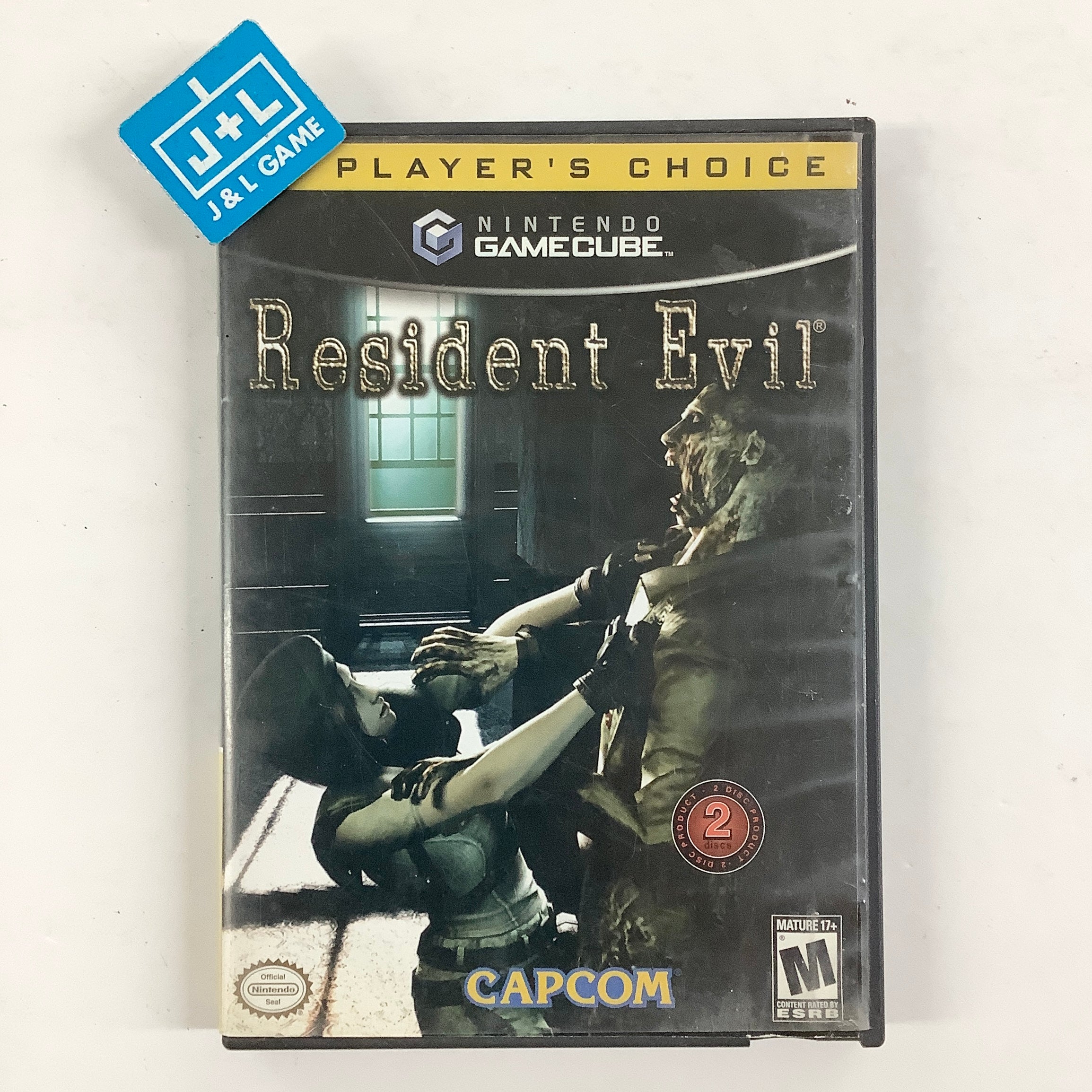 Resident Evil (Player's Choice) - (GC) GameCube [Pre-Owned] Video Games Capcom